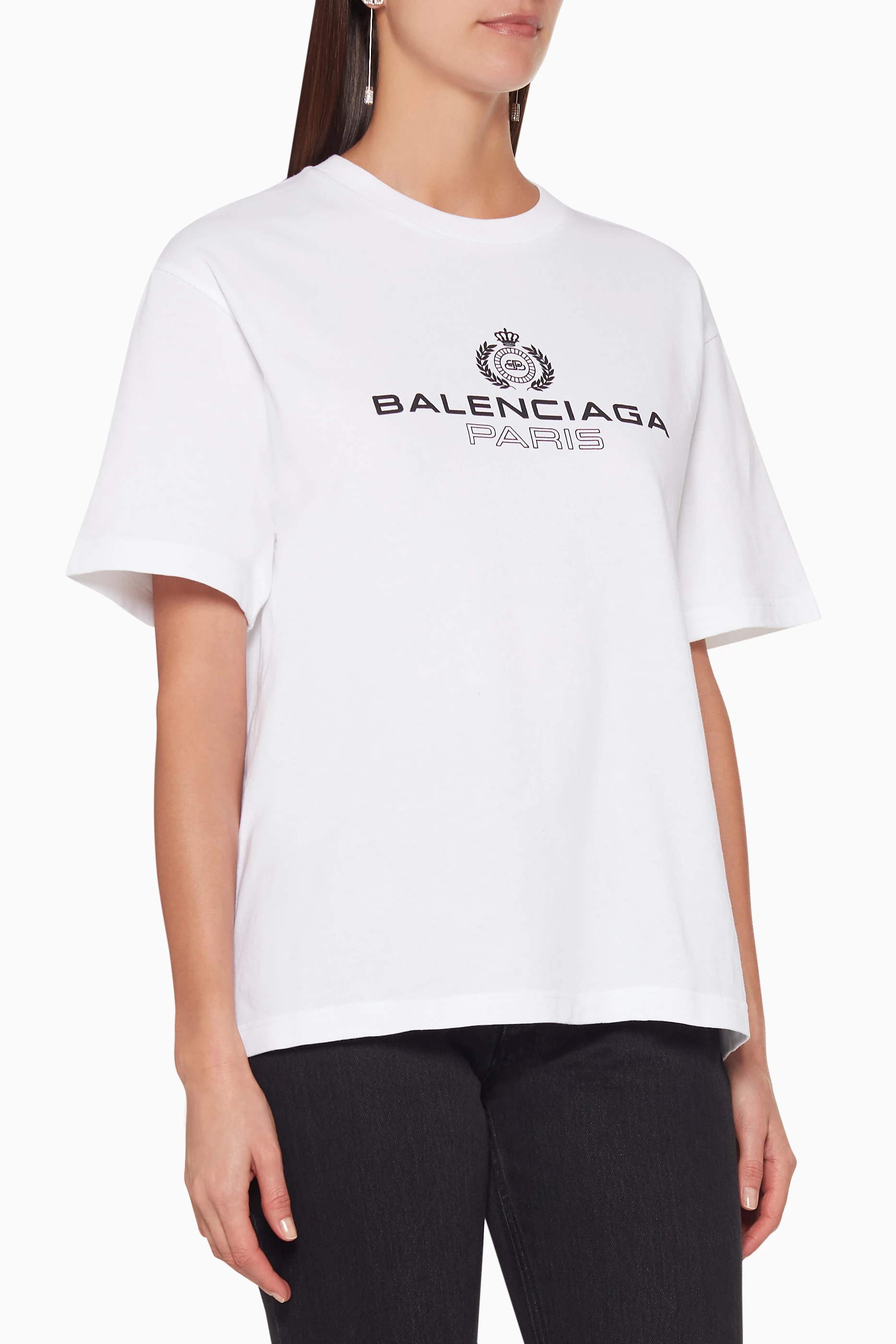 Balenciaga paris shop t shirt white
