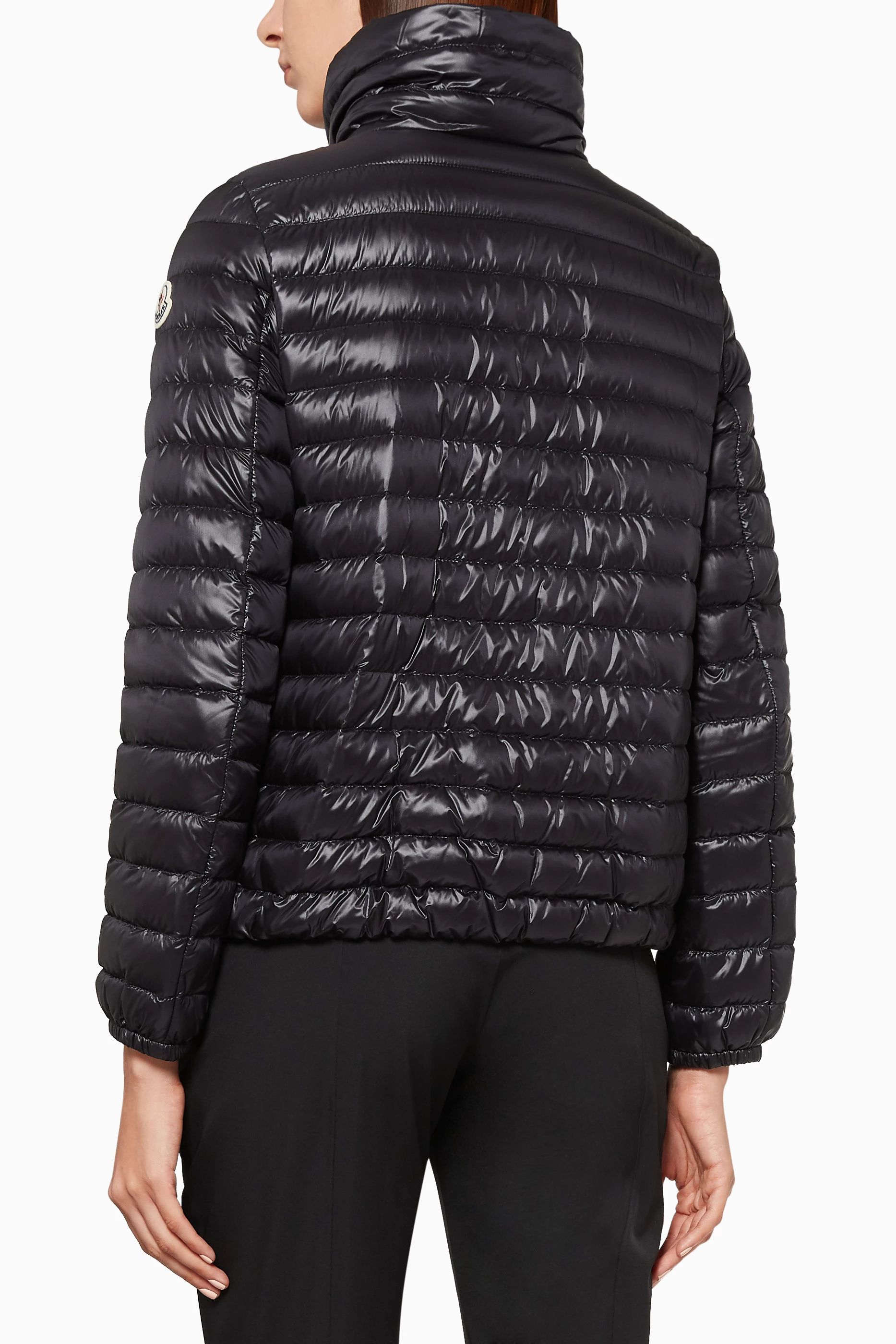 Buy Moncler Black Basane Quilted Down Jacket for Women in Saudi