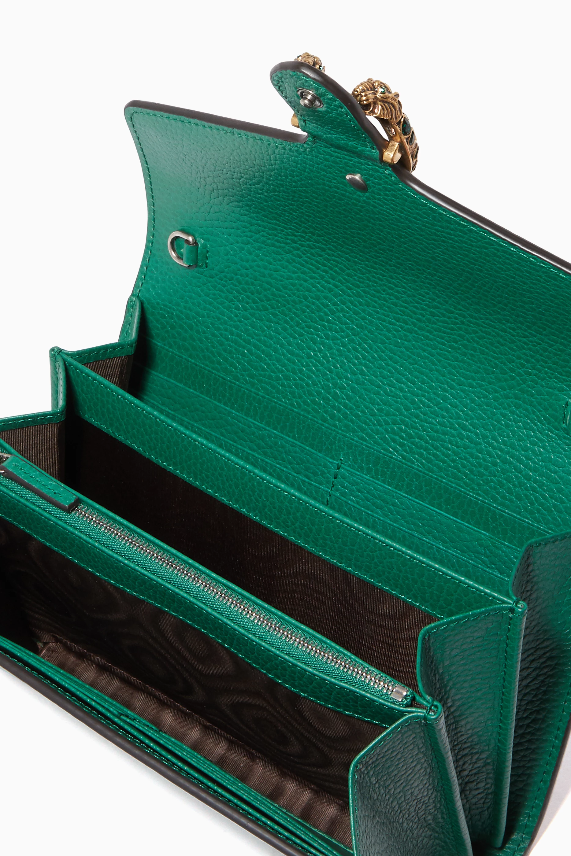 Gucci dionysus wallet online on chain green