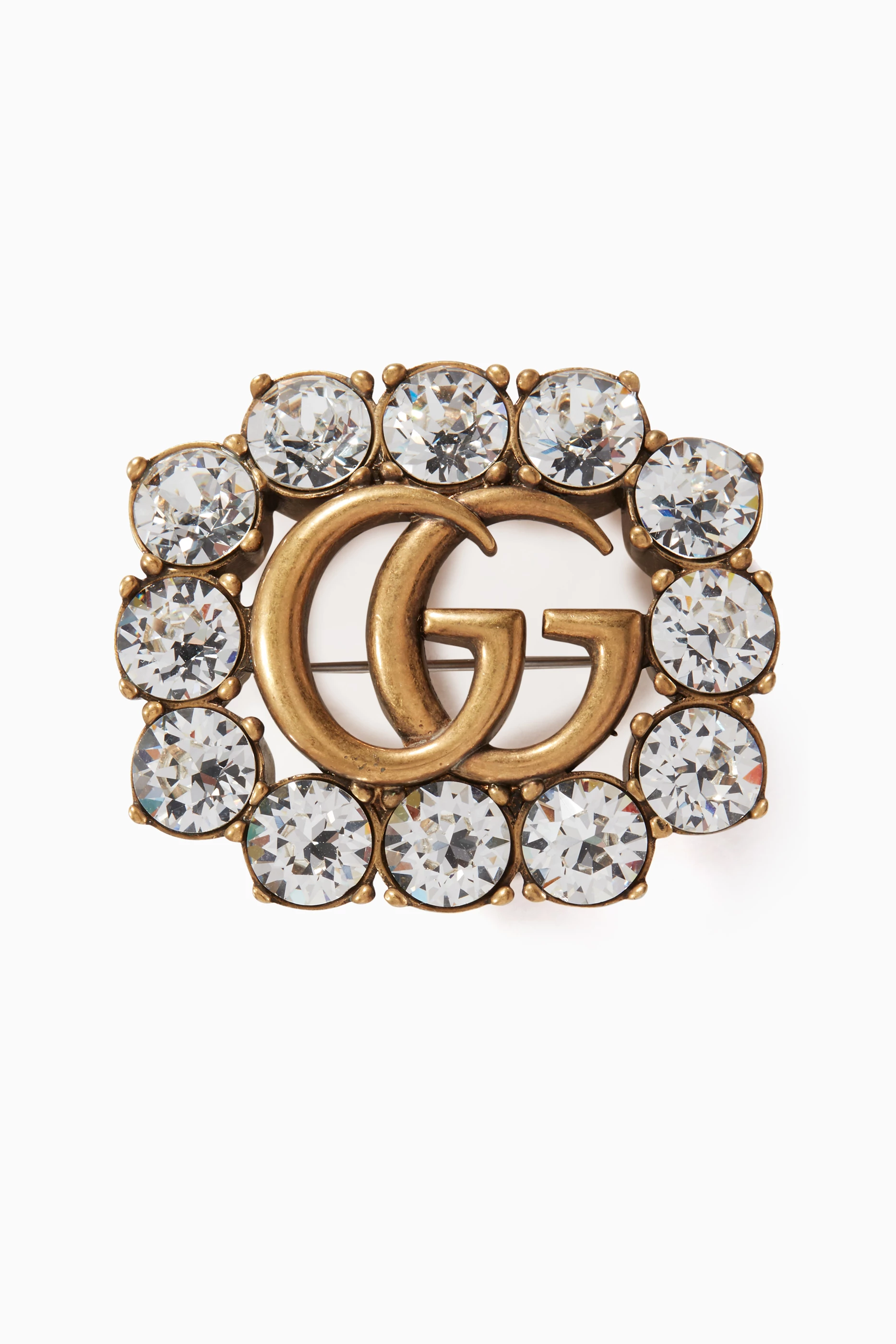 Double g discount brooch