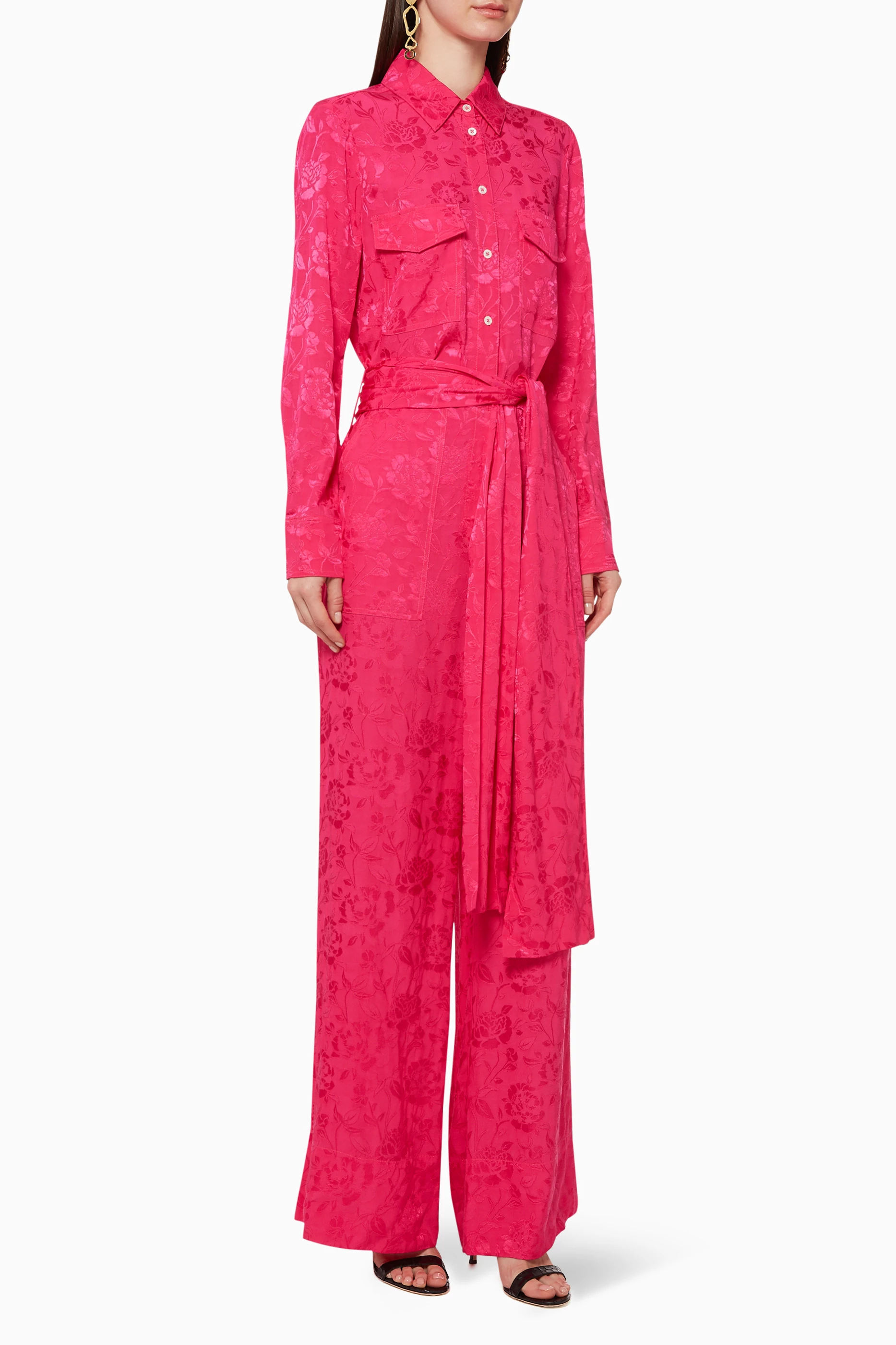 Buy Staud Pink Belle Jumpsuit for Women in Saudi Ounass