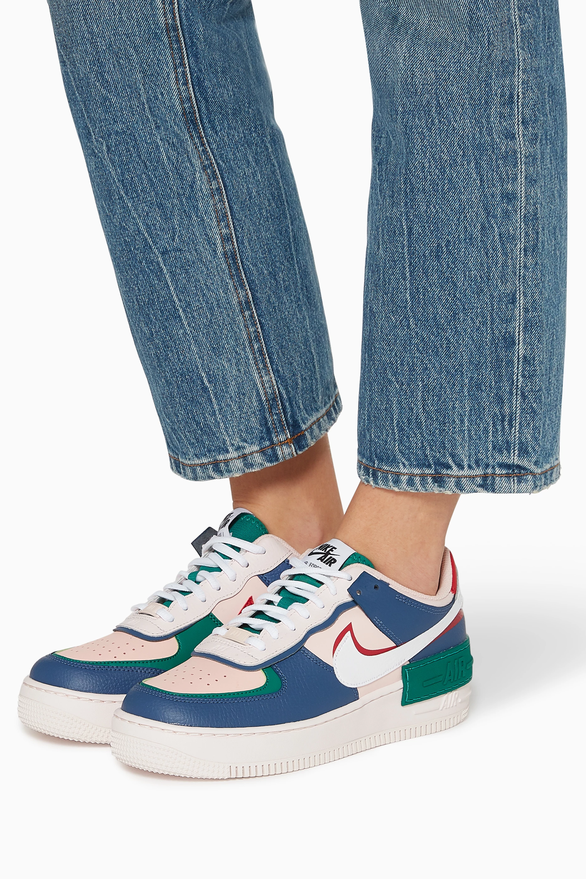 Air force 1 shadow multi/navy/pink discount