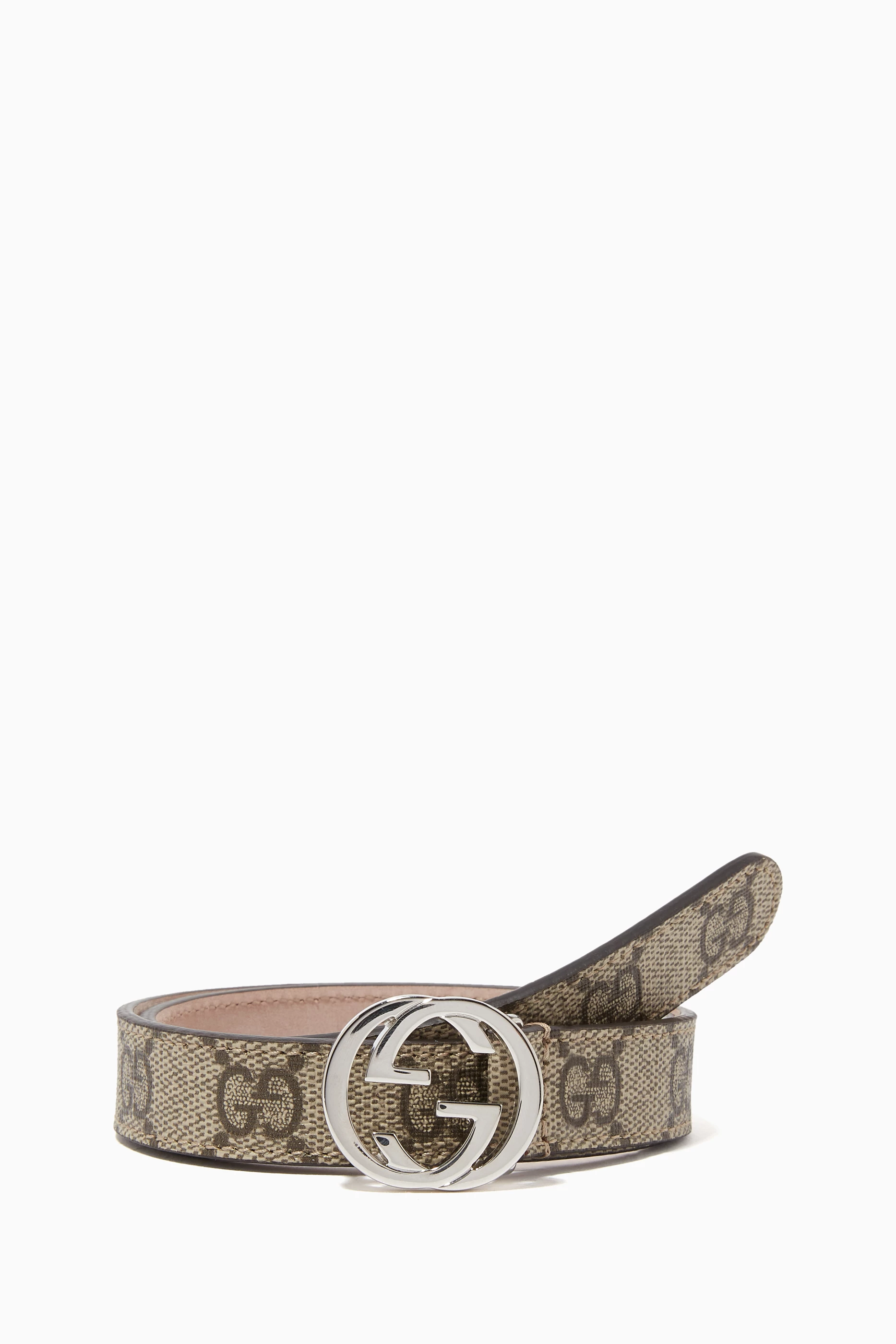 Gg supreme belt with top g buckle