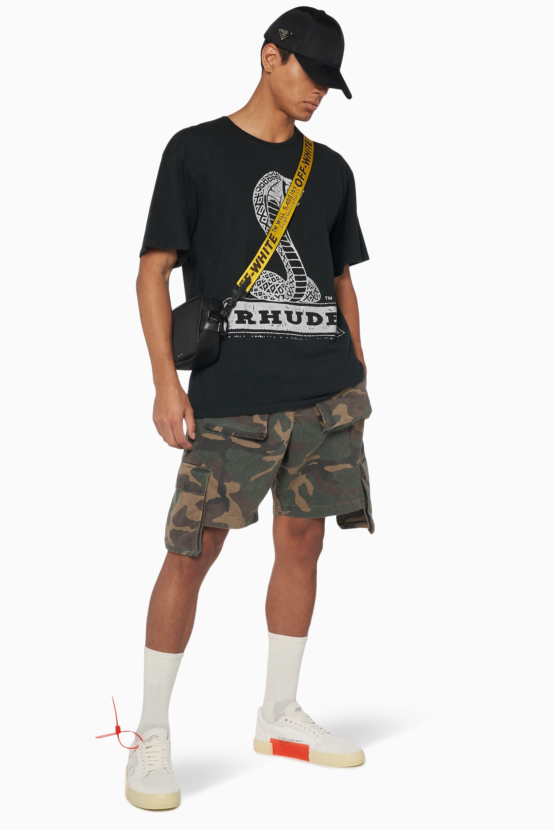 Rhude cargo shorts top