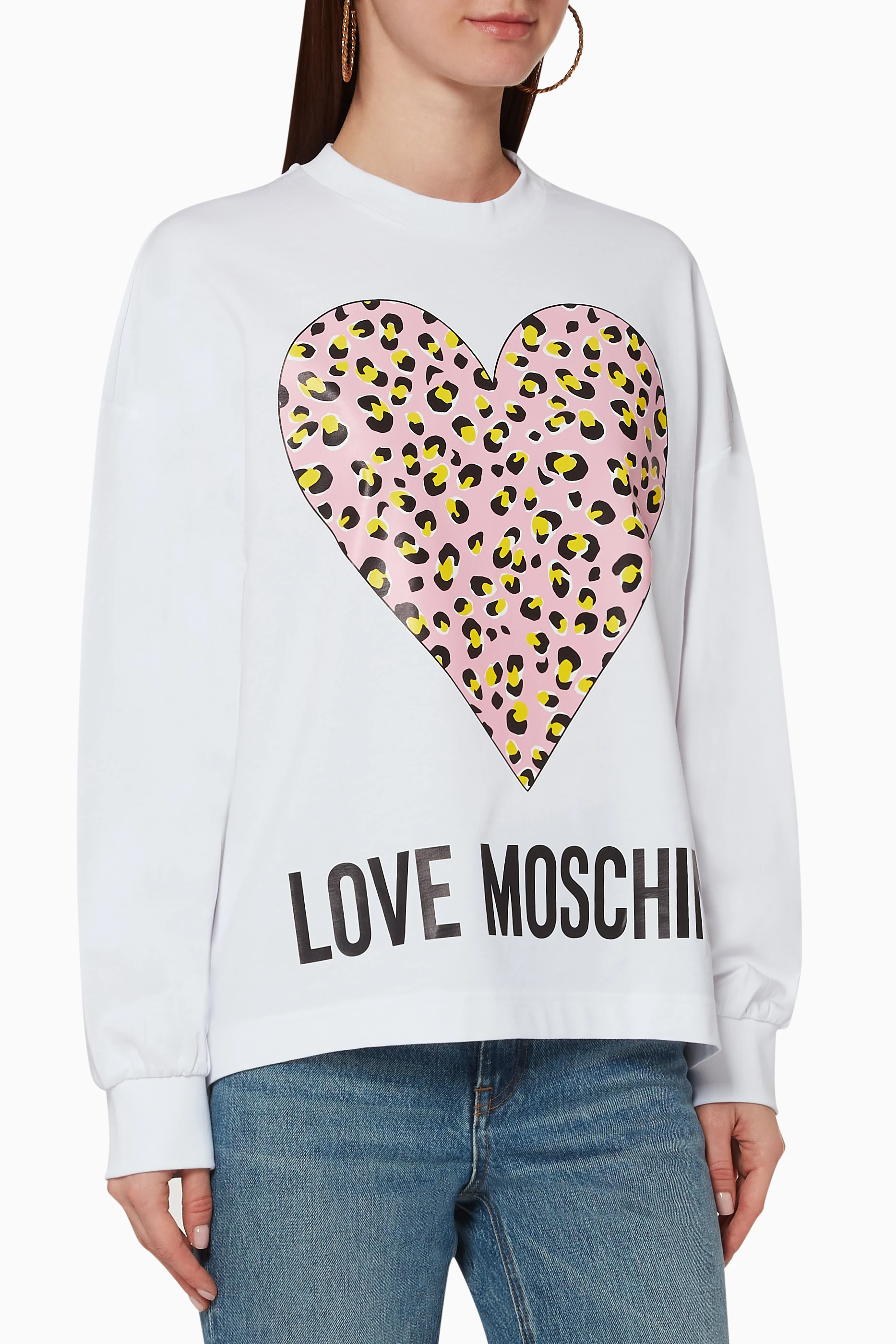Love moschino sweatshirt outlet