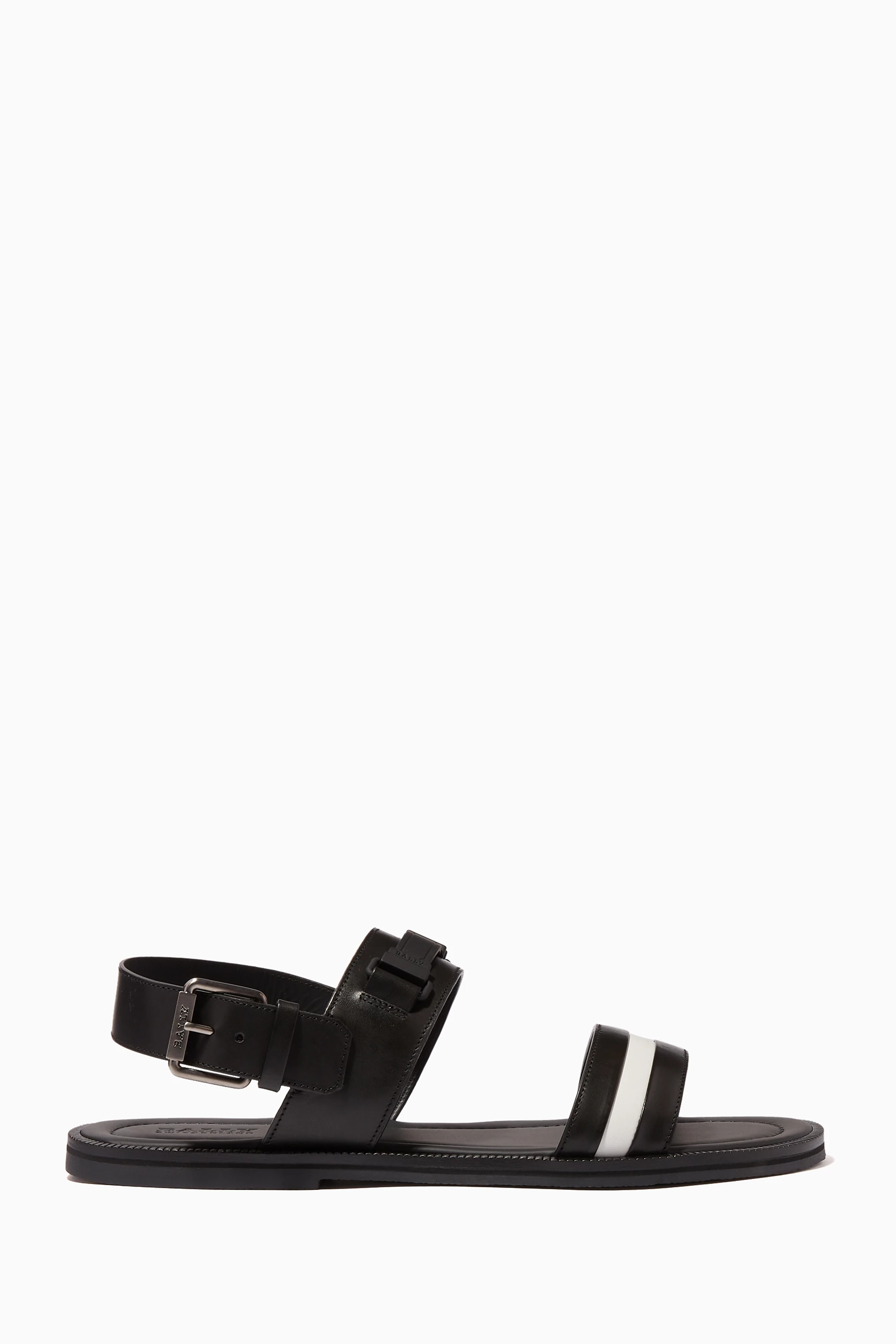 Men's bally leather sandals sales