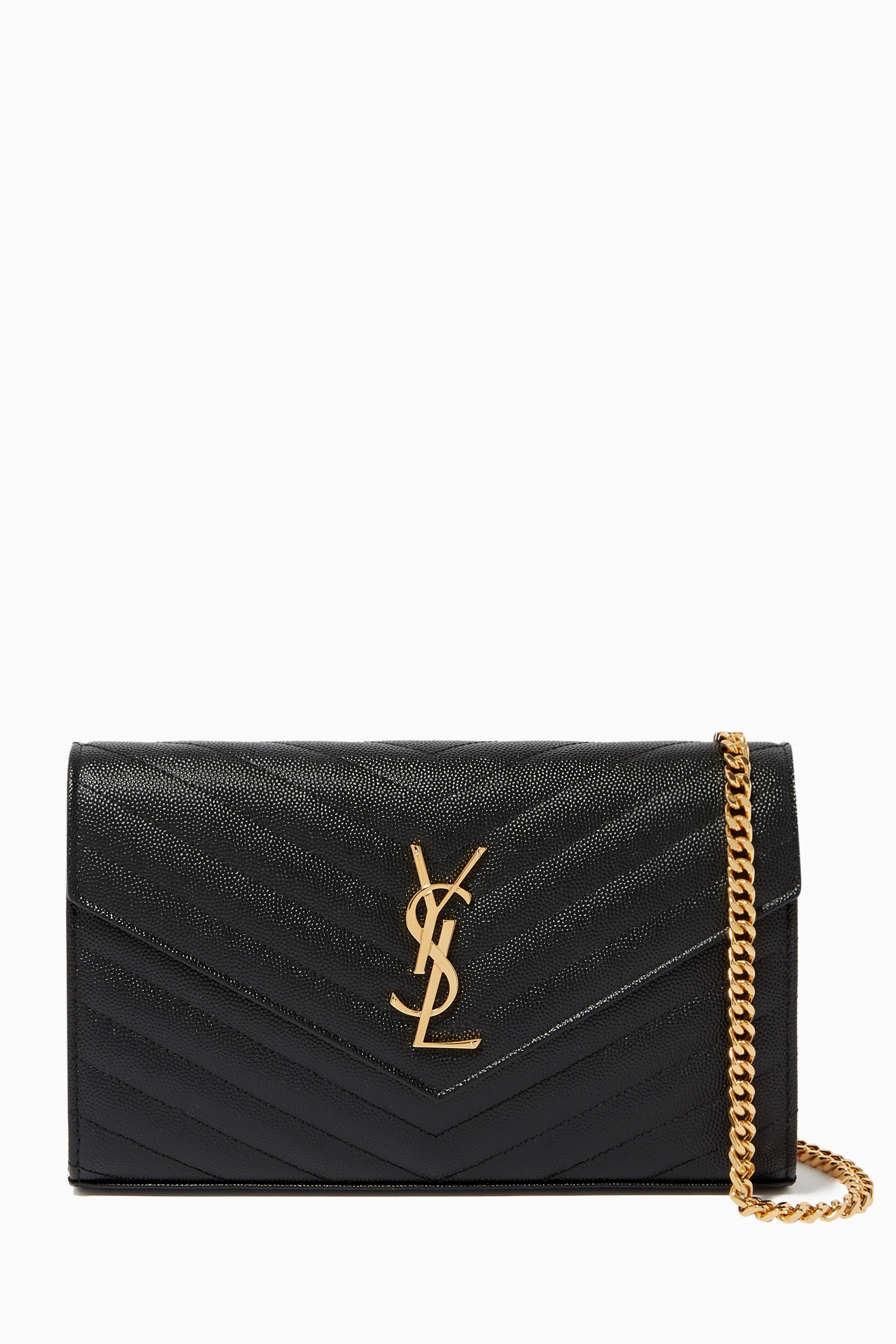 Ysl wallet on chain monogram shop