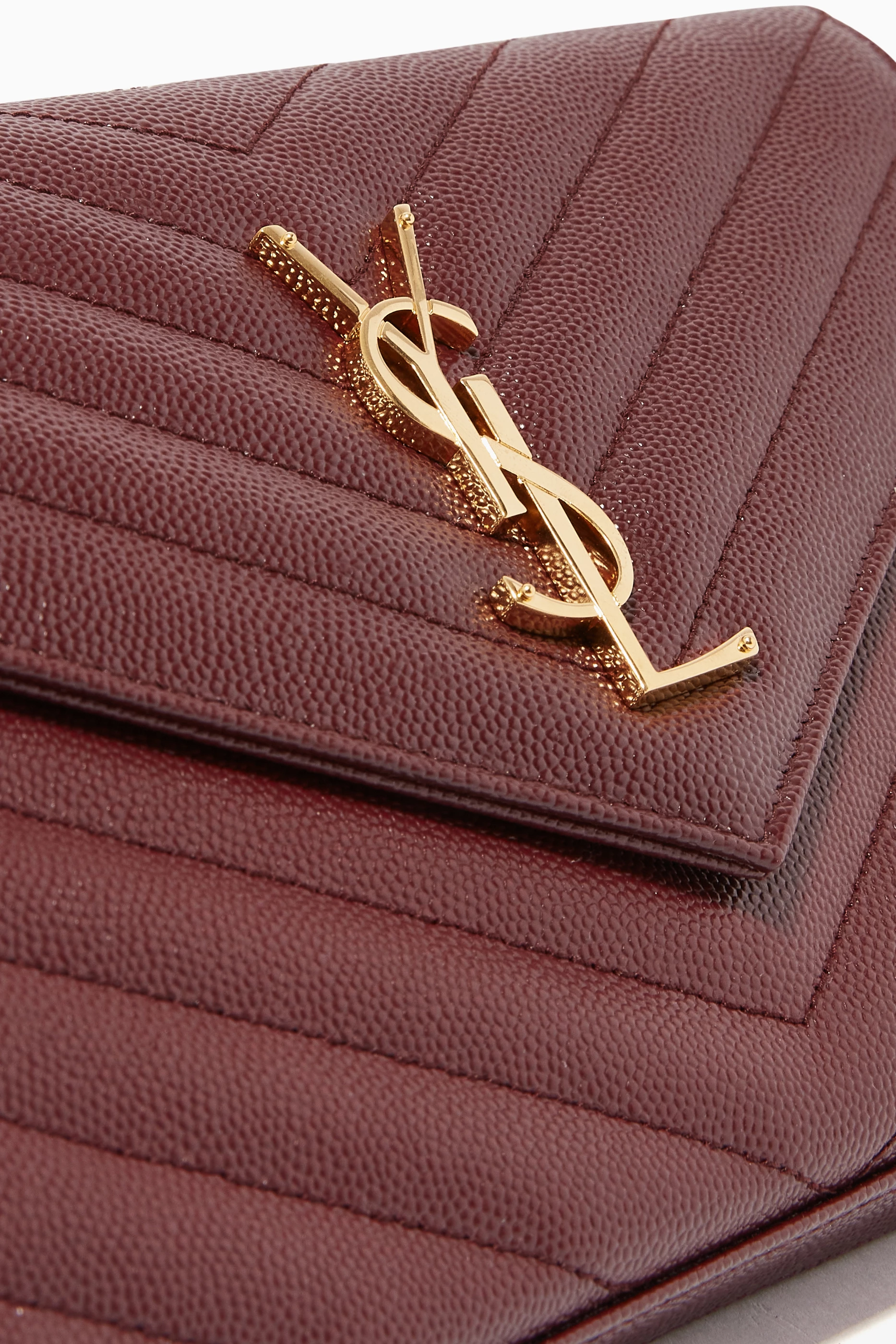 Ysl wallet outlet on chain colors