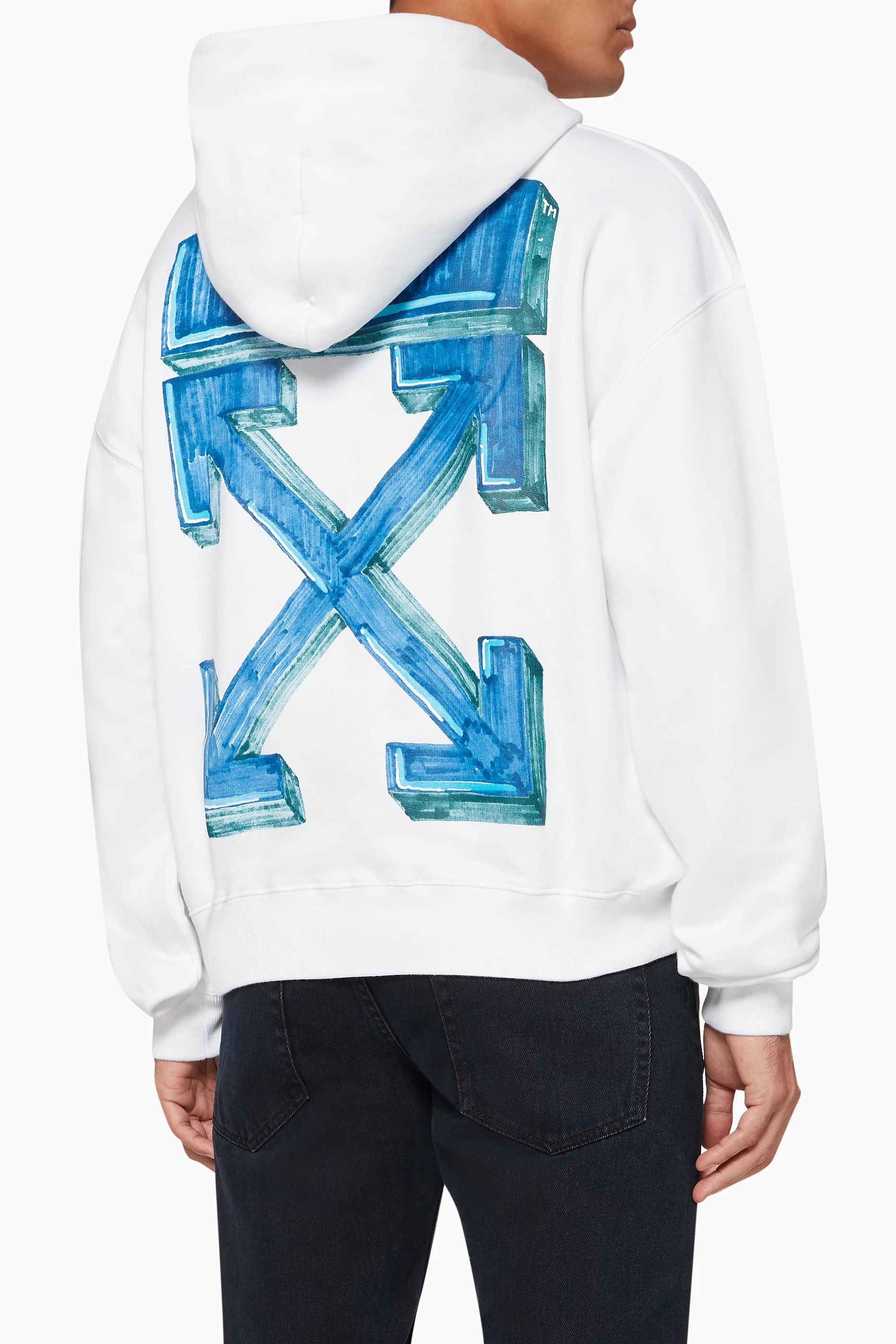 Off white marker deals arrows hoodie