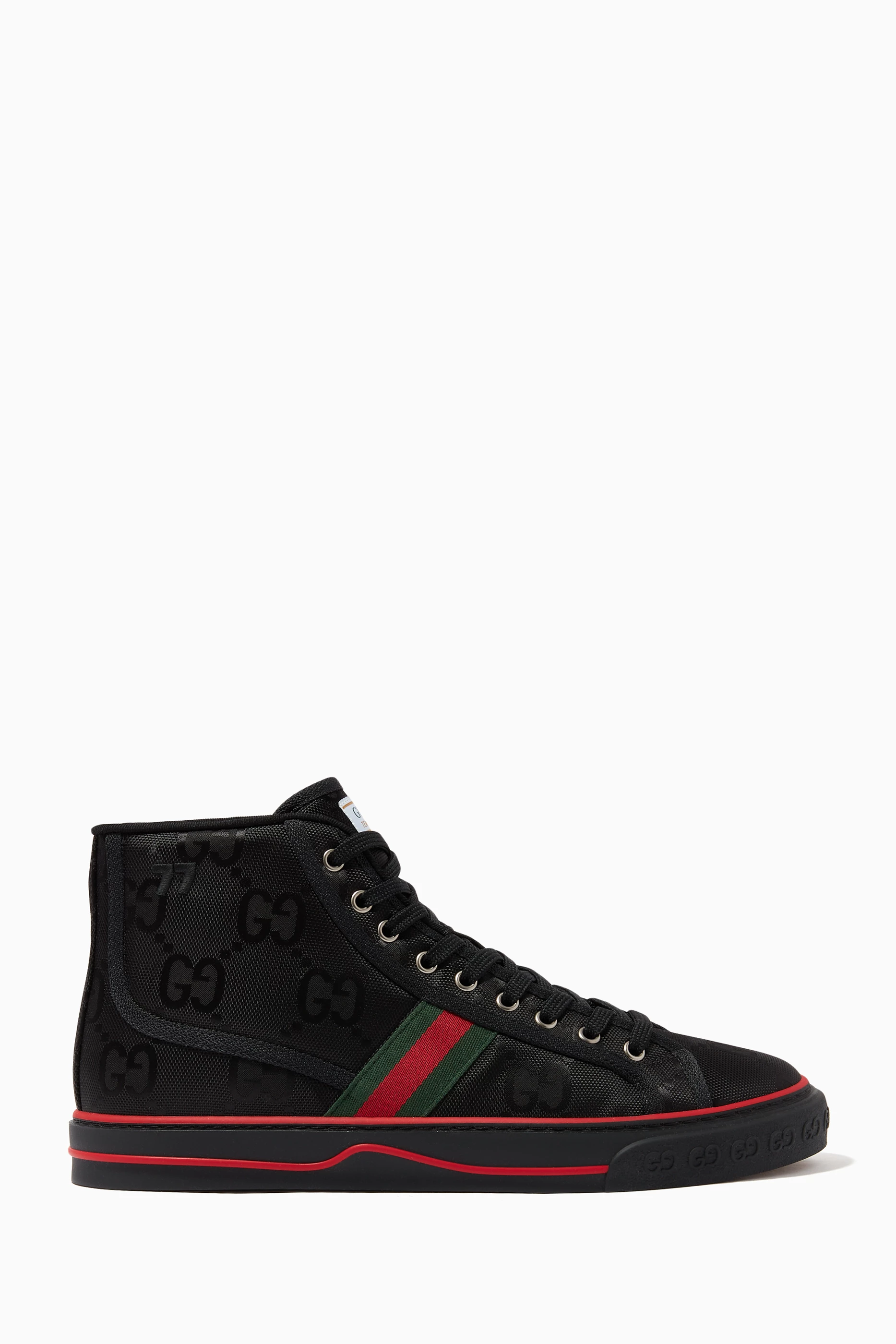 Gucci black outlet hi tops