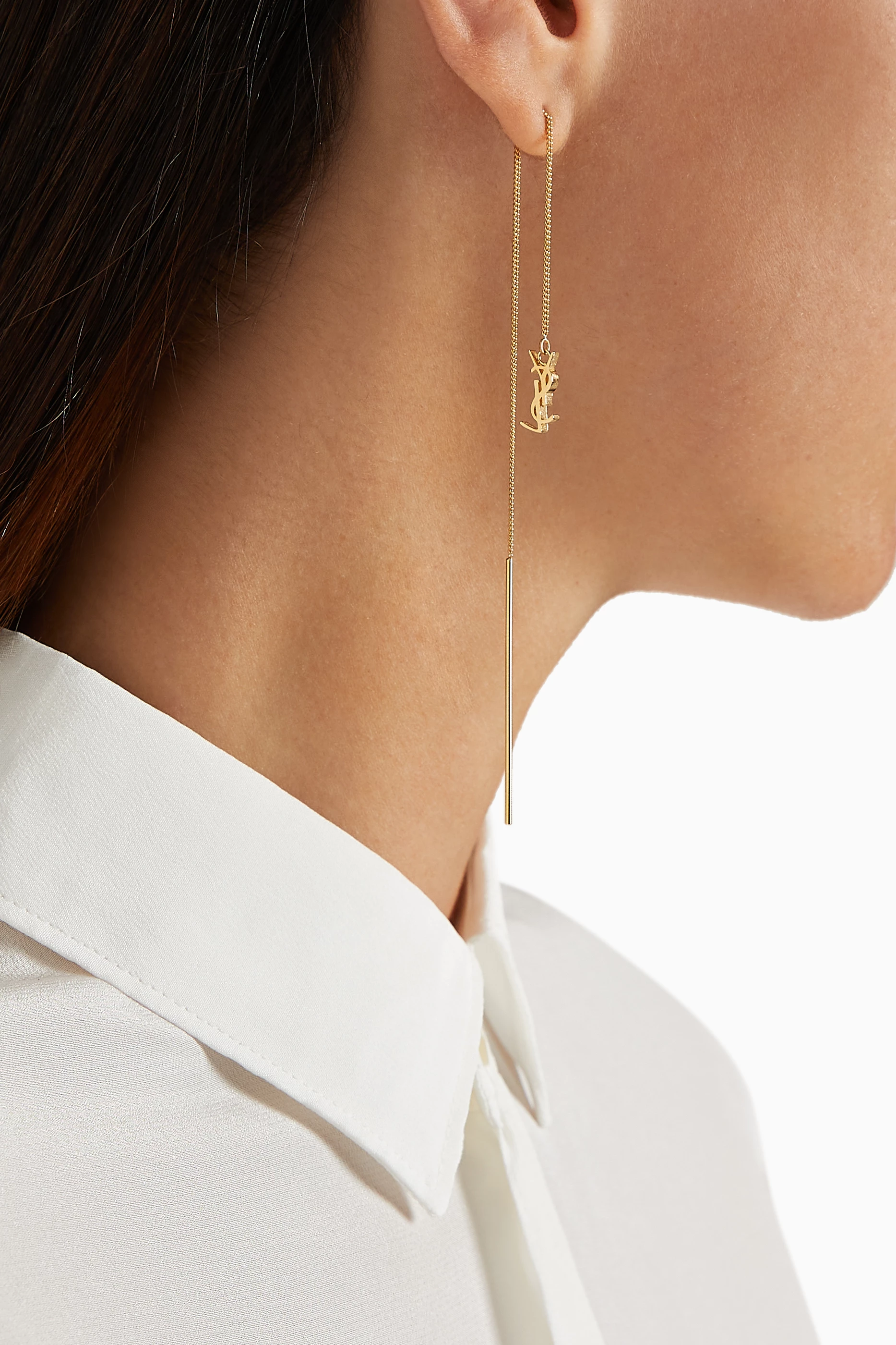 Opyum ysl shop threader earrings