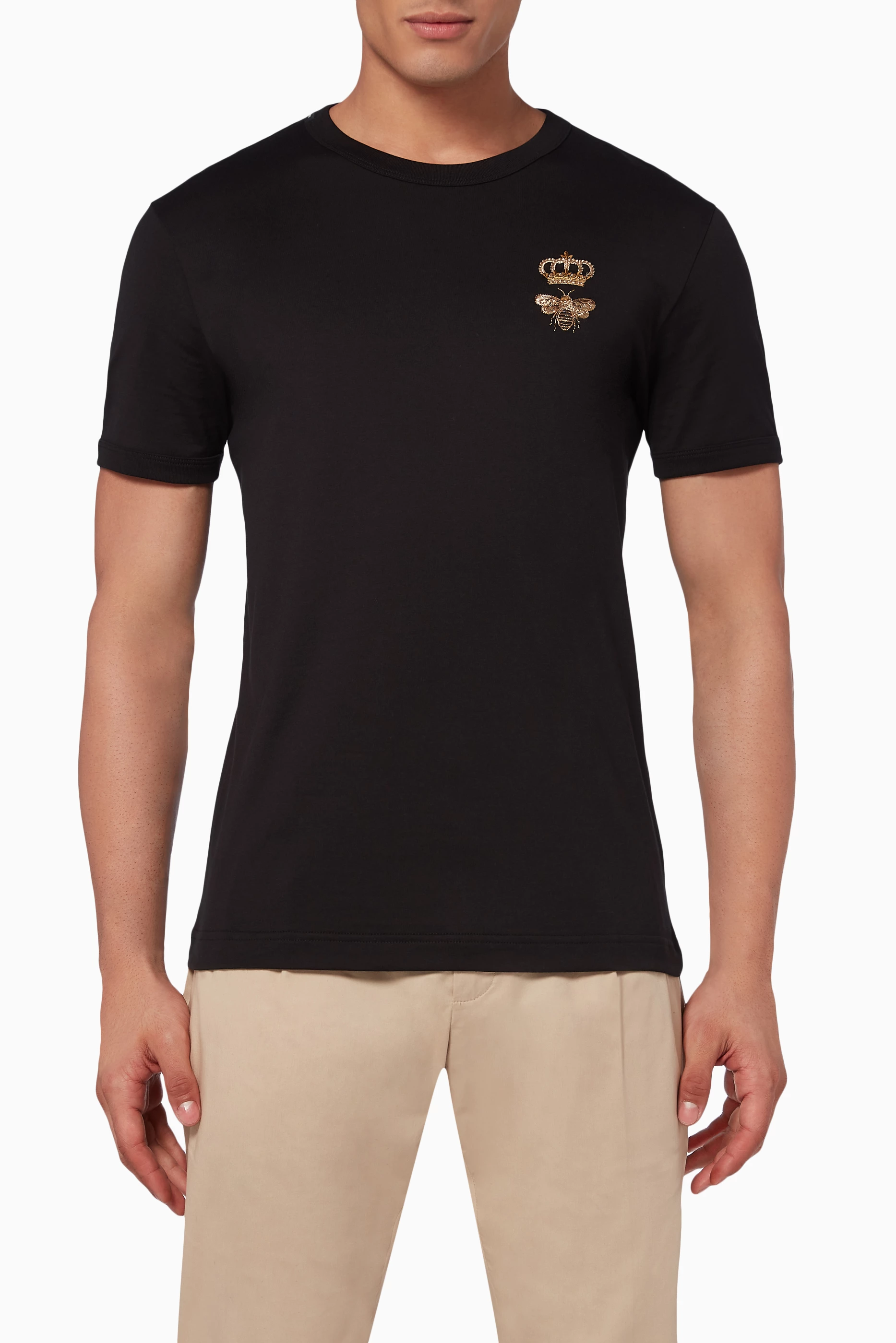 Dolce gabbana crown hot sale t shirt