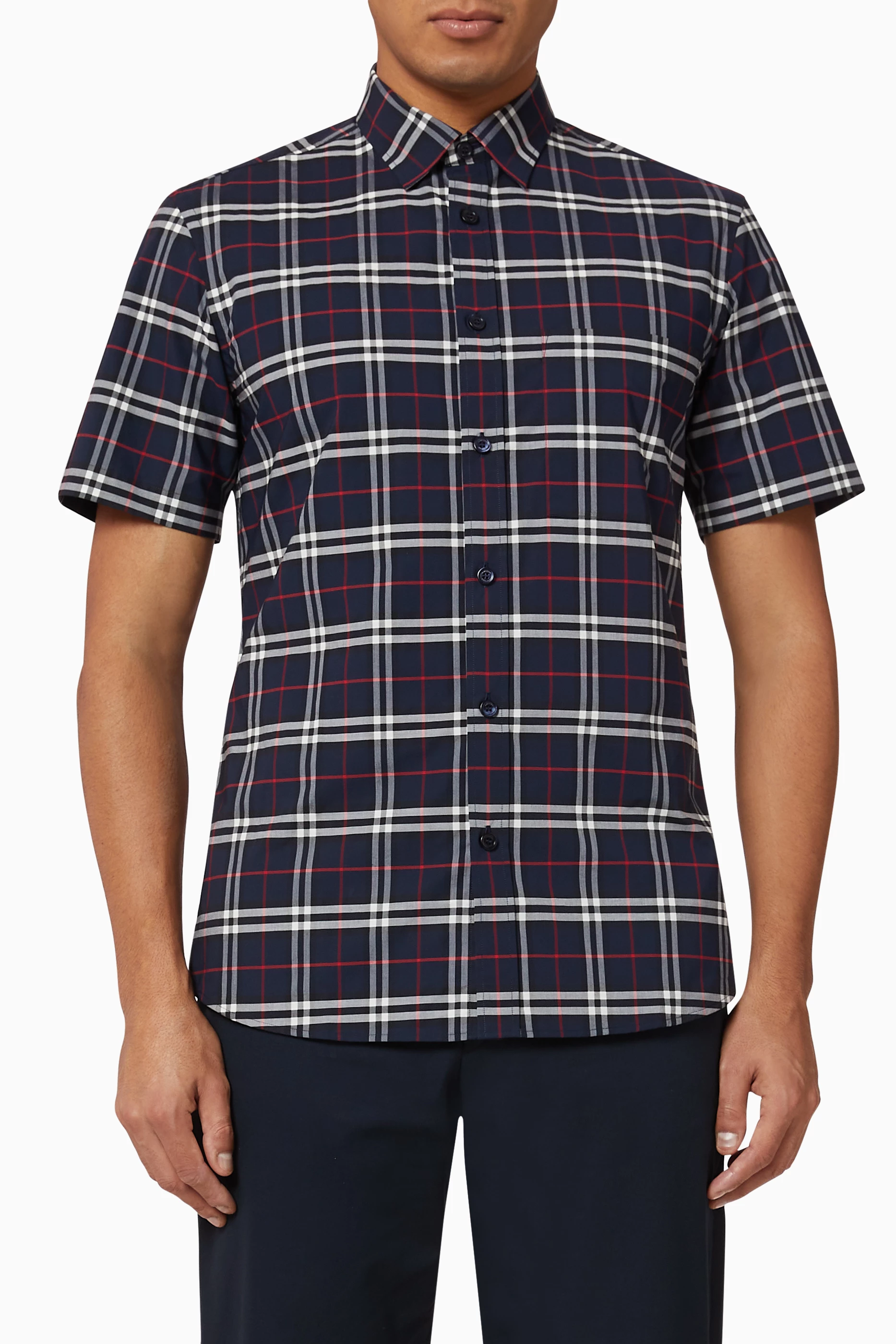 Burberry alexander check shirt top
