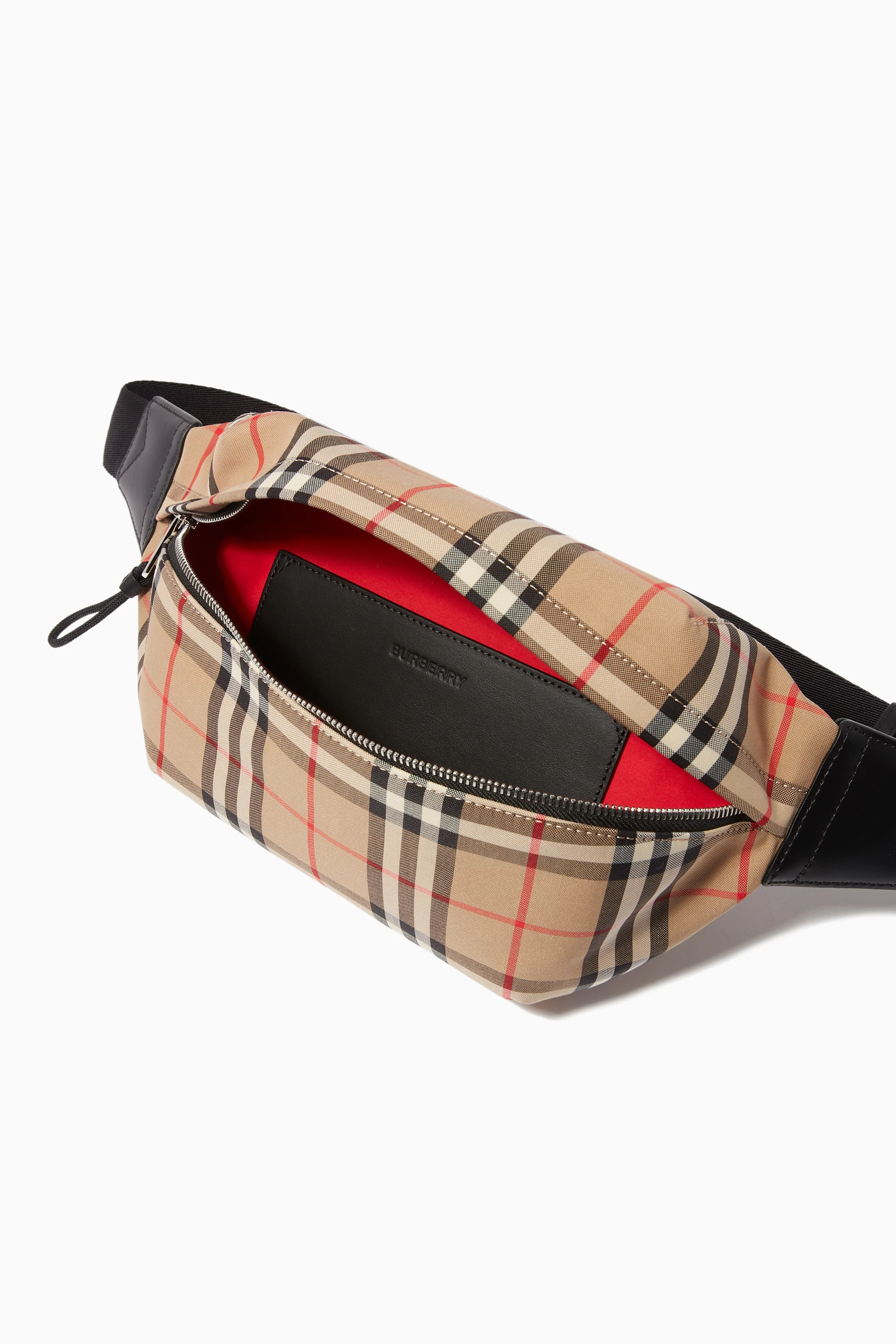 Burberry medium vintage check bum bag sales