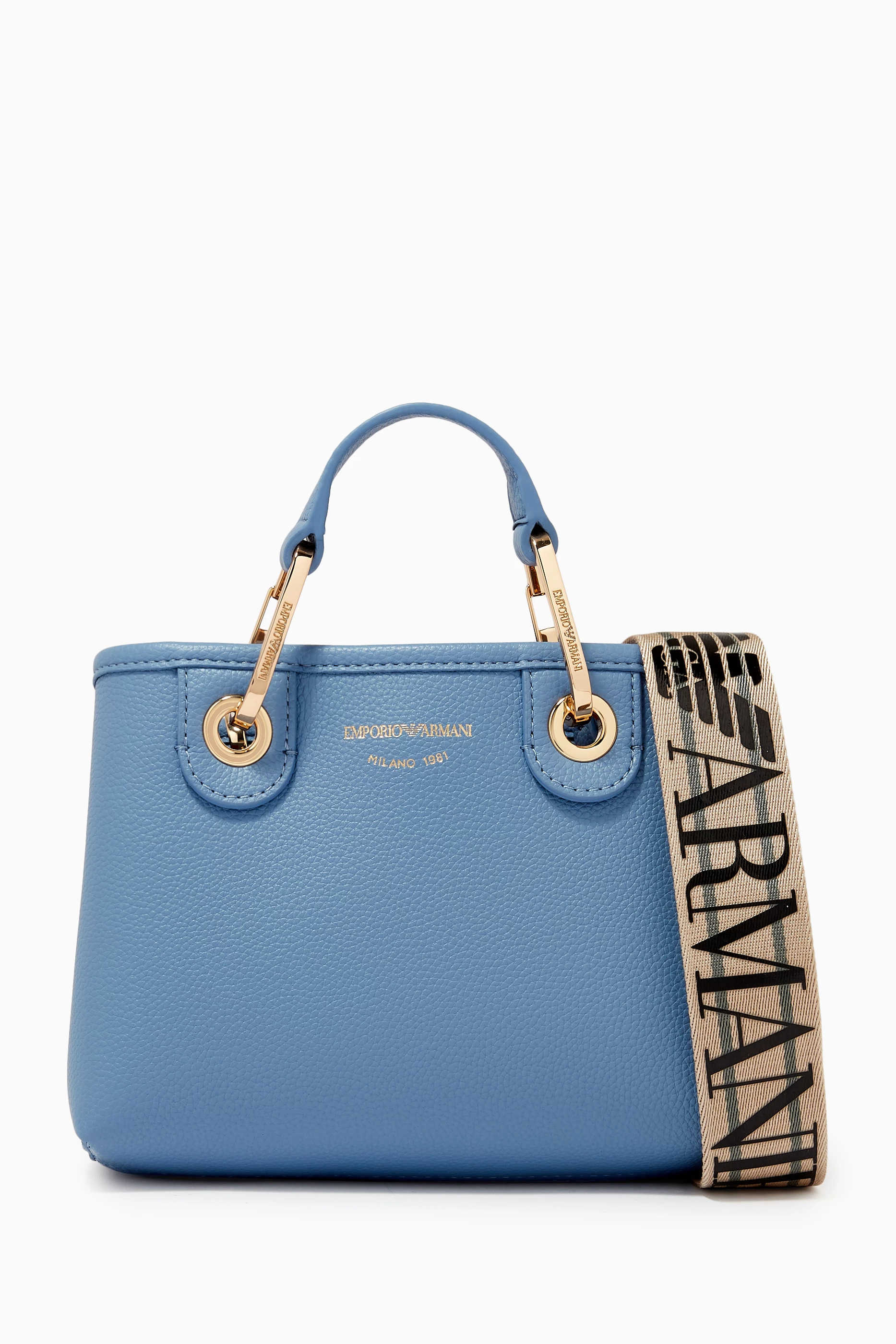 Emporio armani blue bag sale