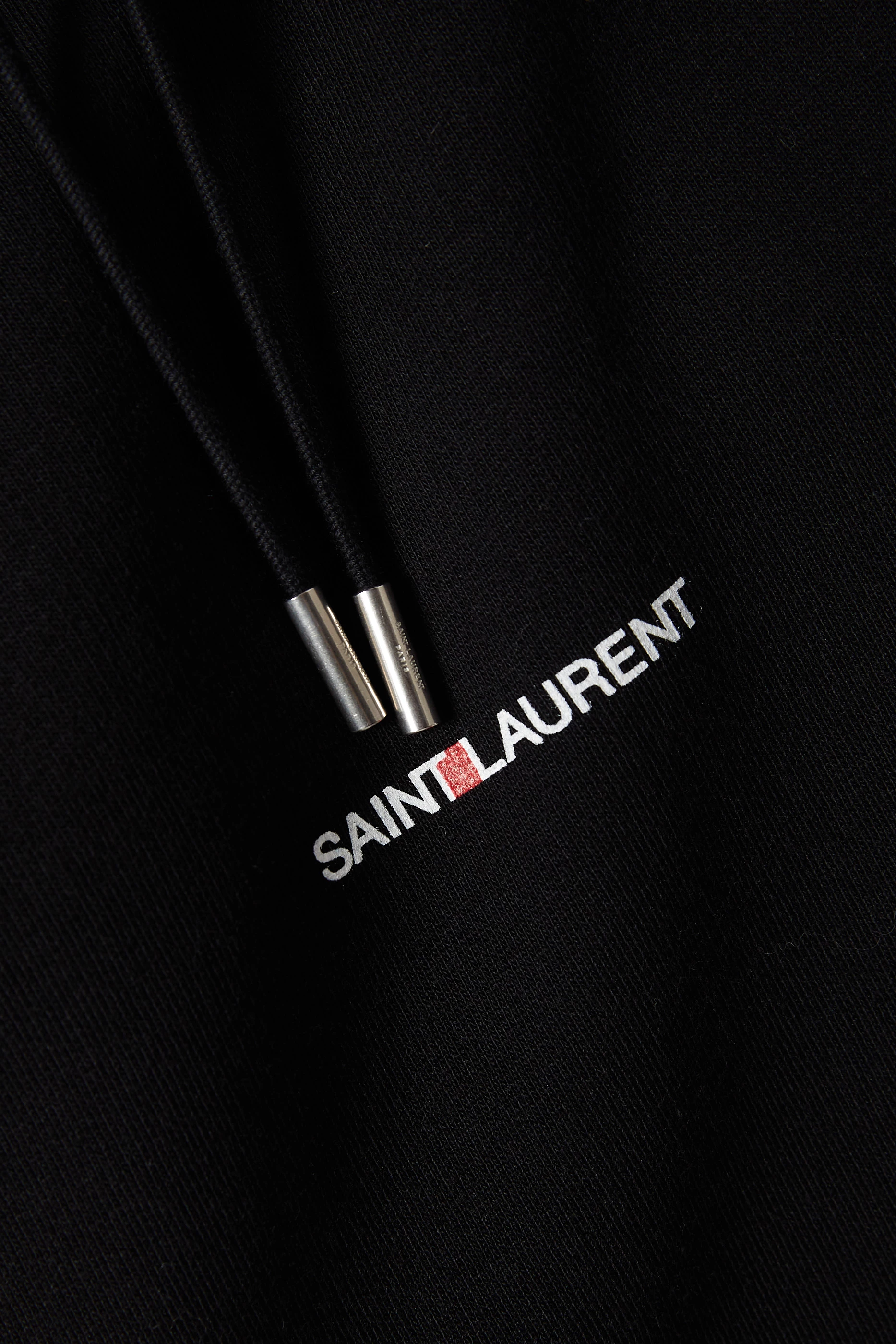 Saint laurent archive logo online hoodie