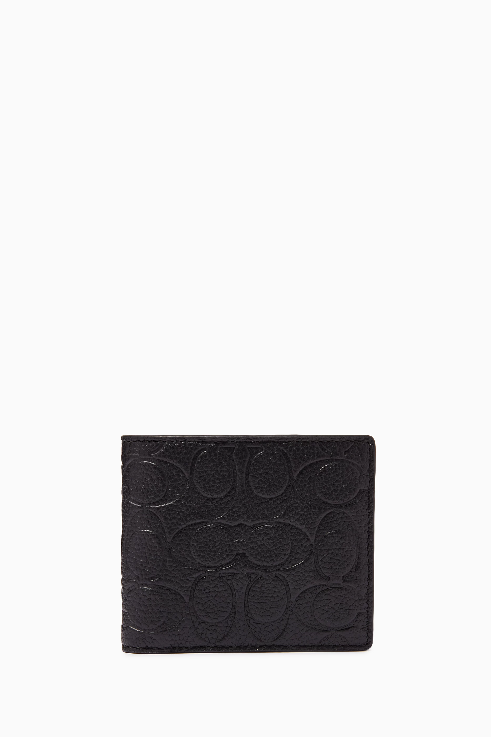 Black coach wallet mens top