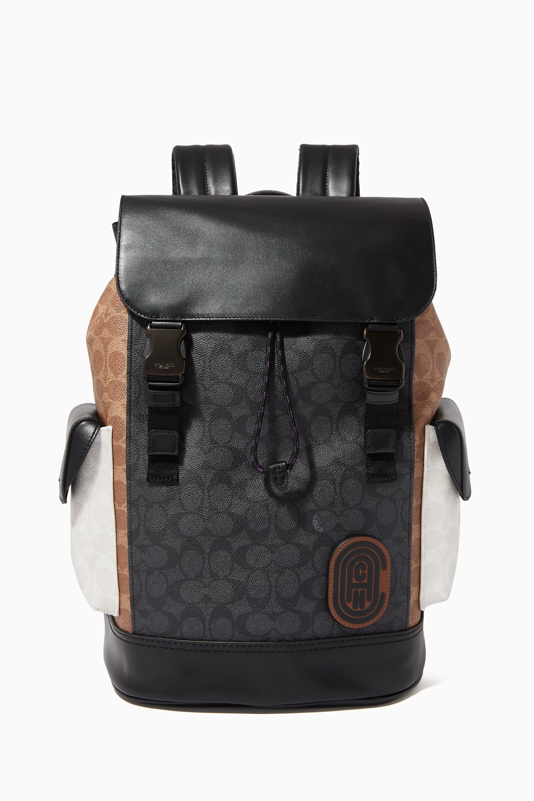 Rivington backpack in signature 2025 canvas with coach patch