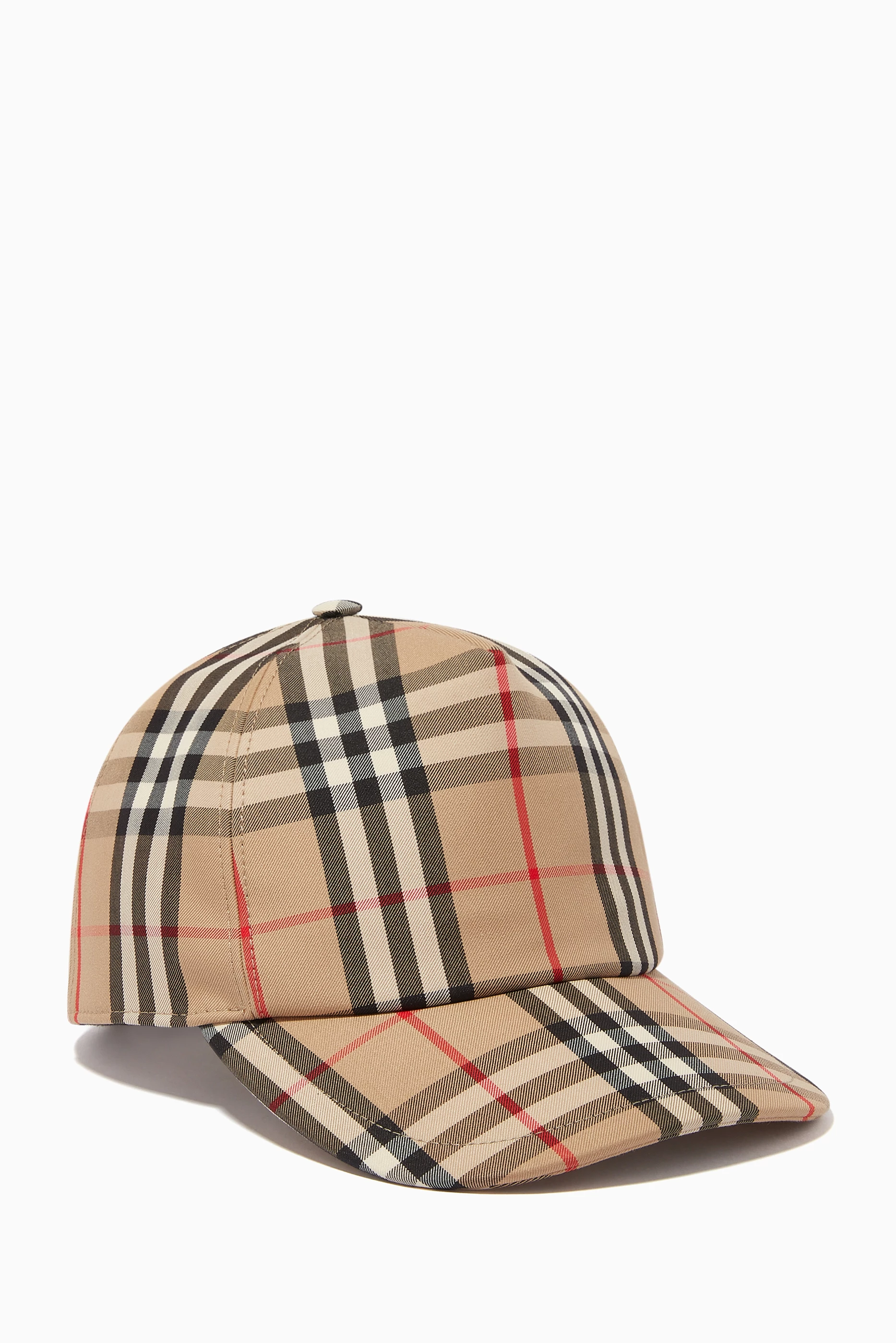 Burberry logo cap discount