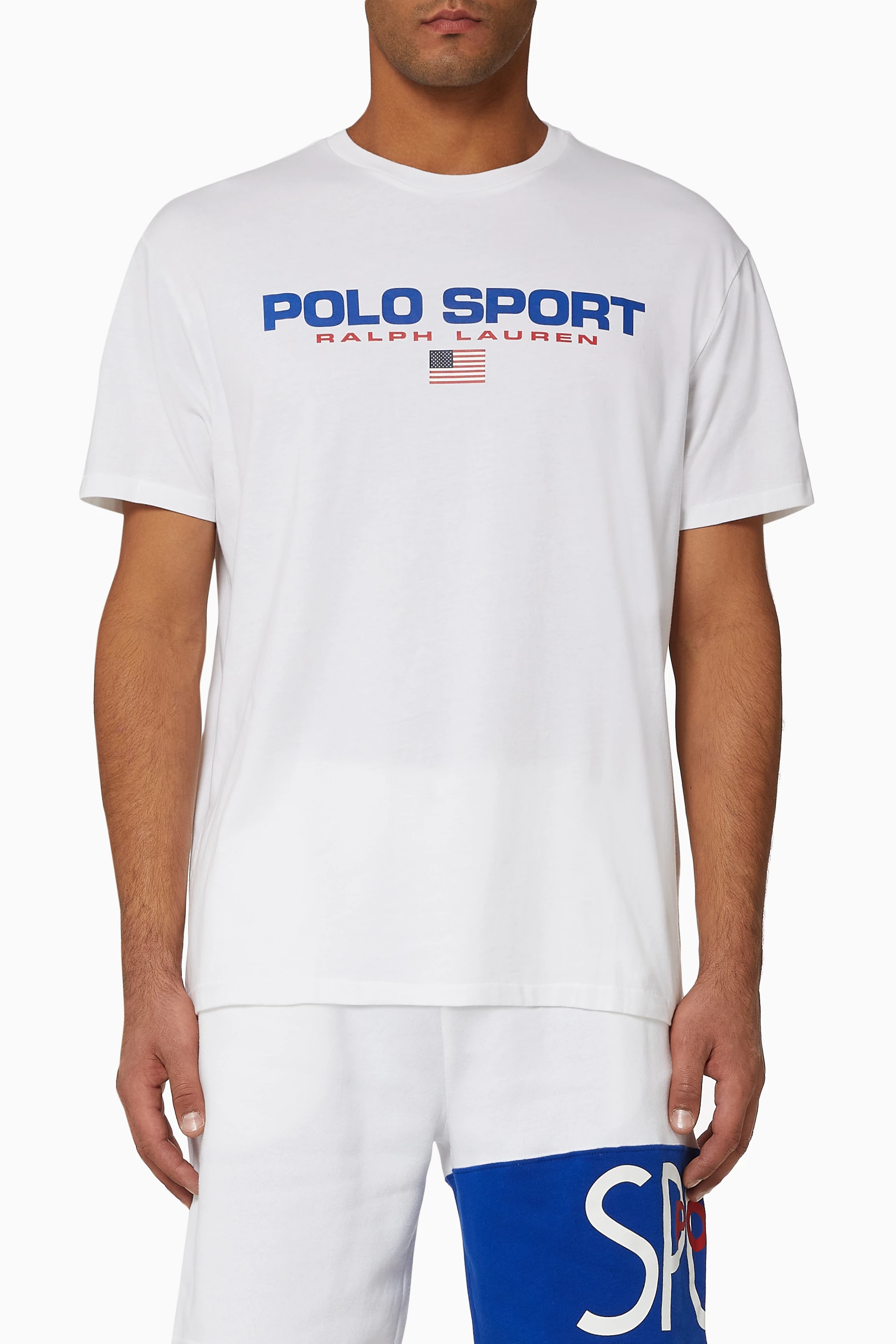 White polo sport sales shorts