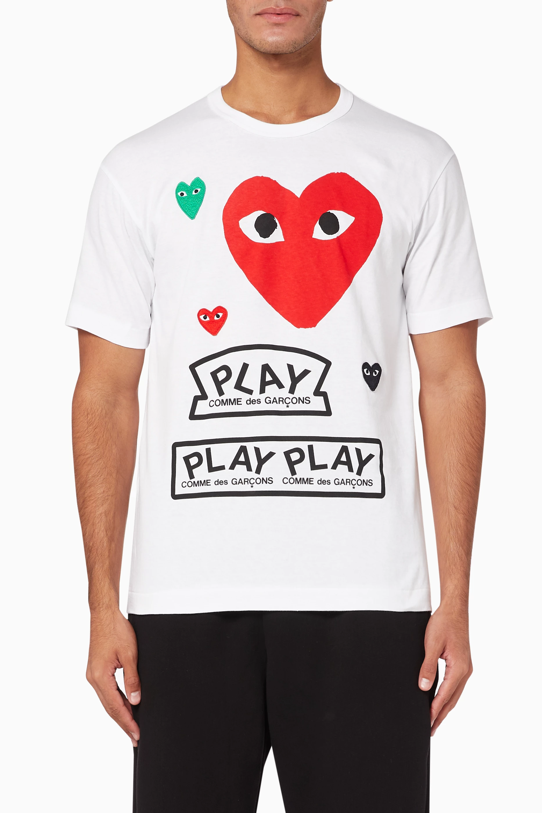 Comme des gar?ons new arrivals play t shirt 90
