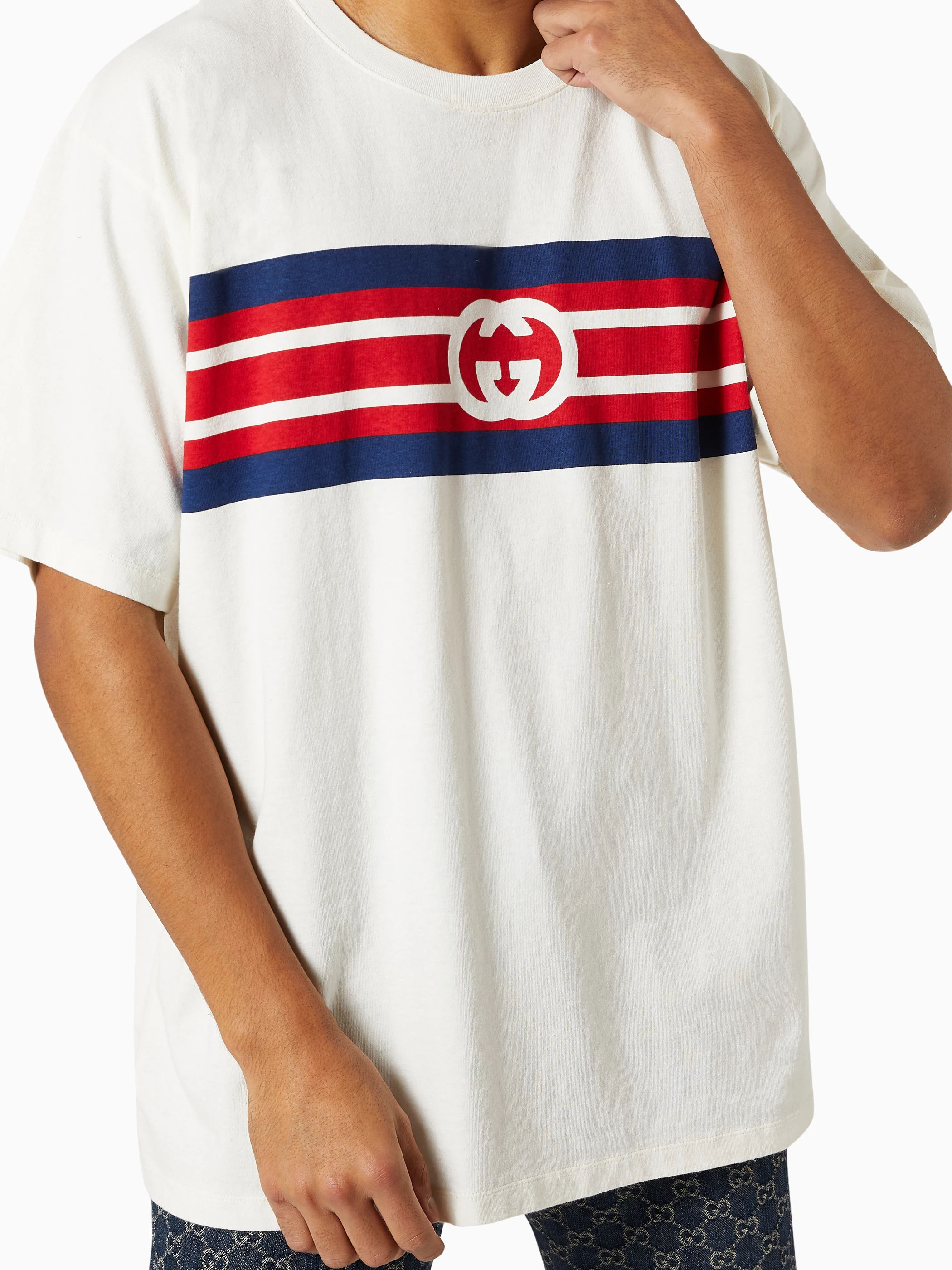 Gucci stripe tee store