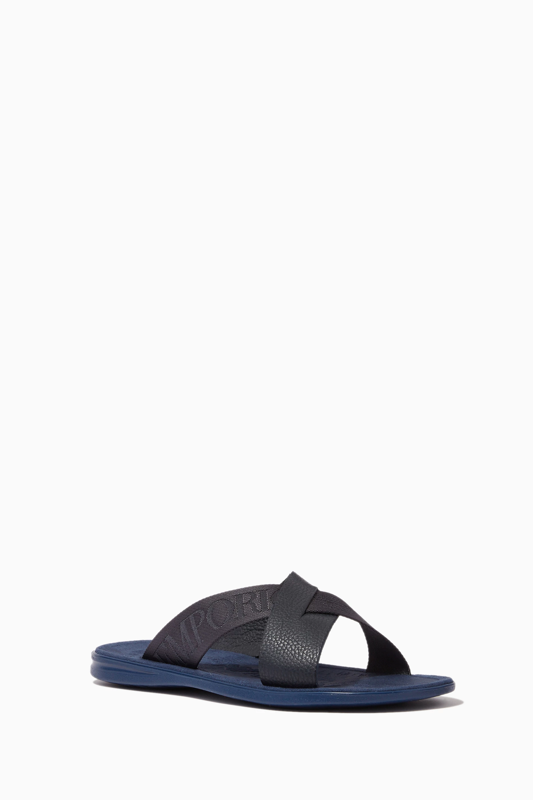 Emporio armani mens best sale sandals