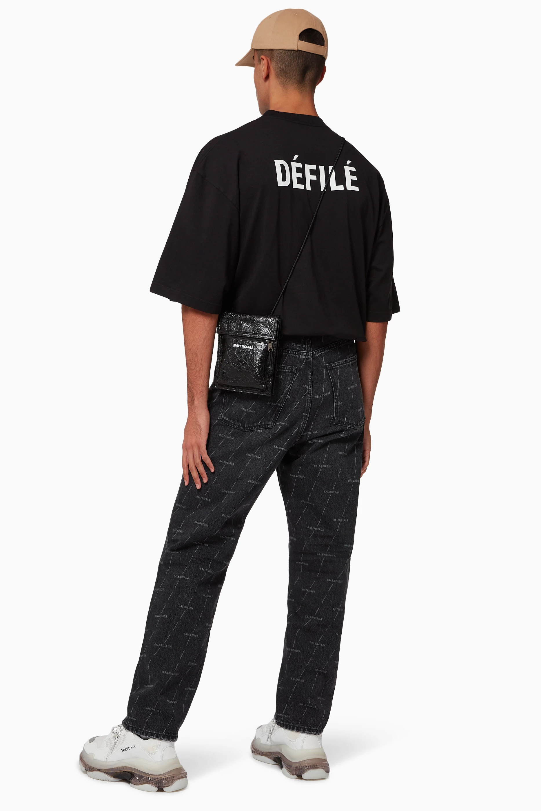 Balenciaga Defile XL Fit T Shirt in Black