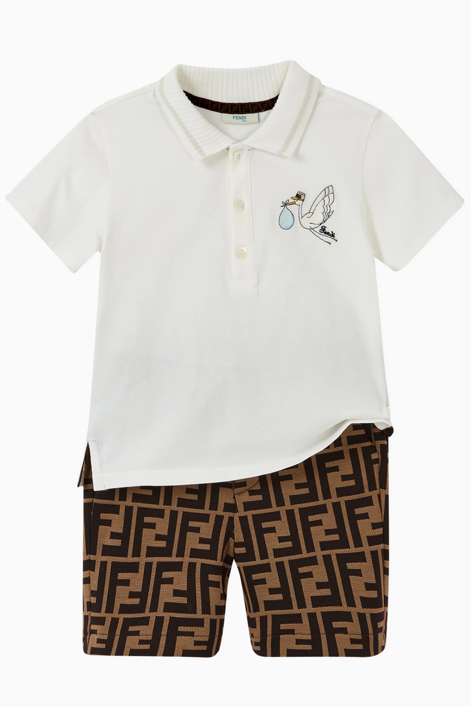 Fendi baby shorts top