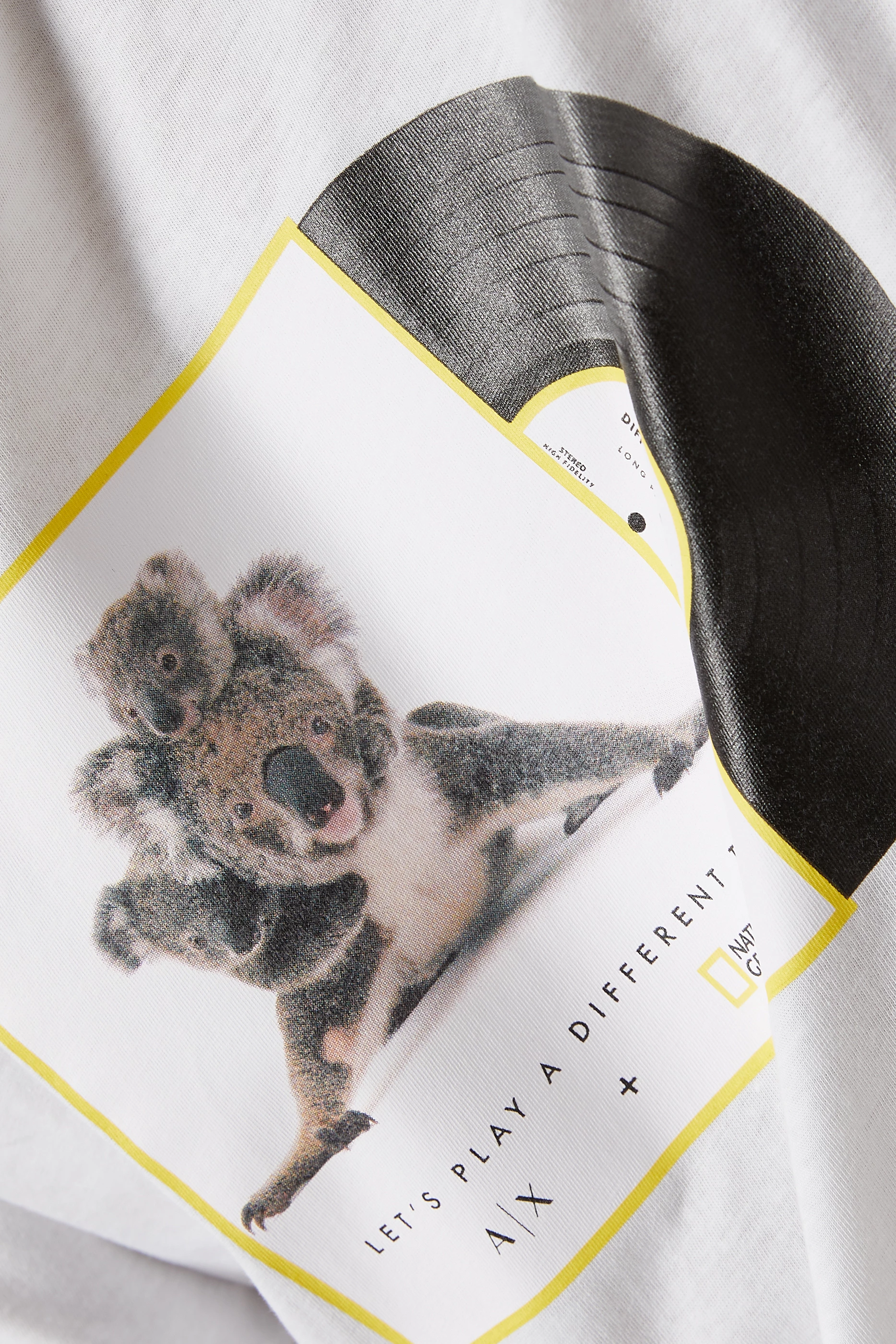 Buy Armani Exchange White AX Koala Jersey T Shirt for Men in Saudi