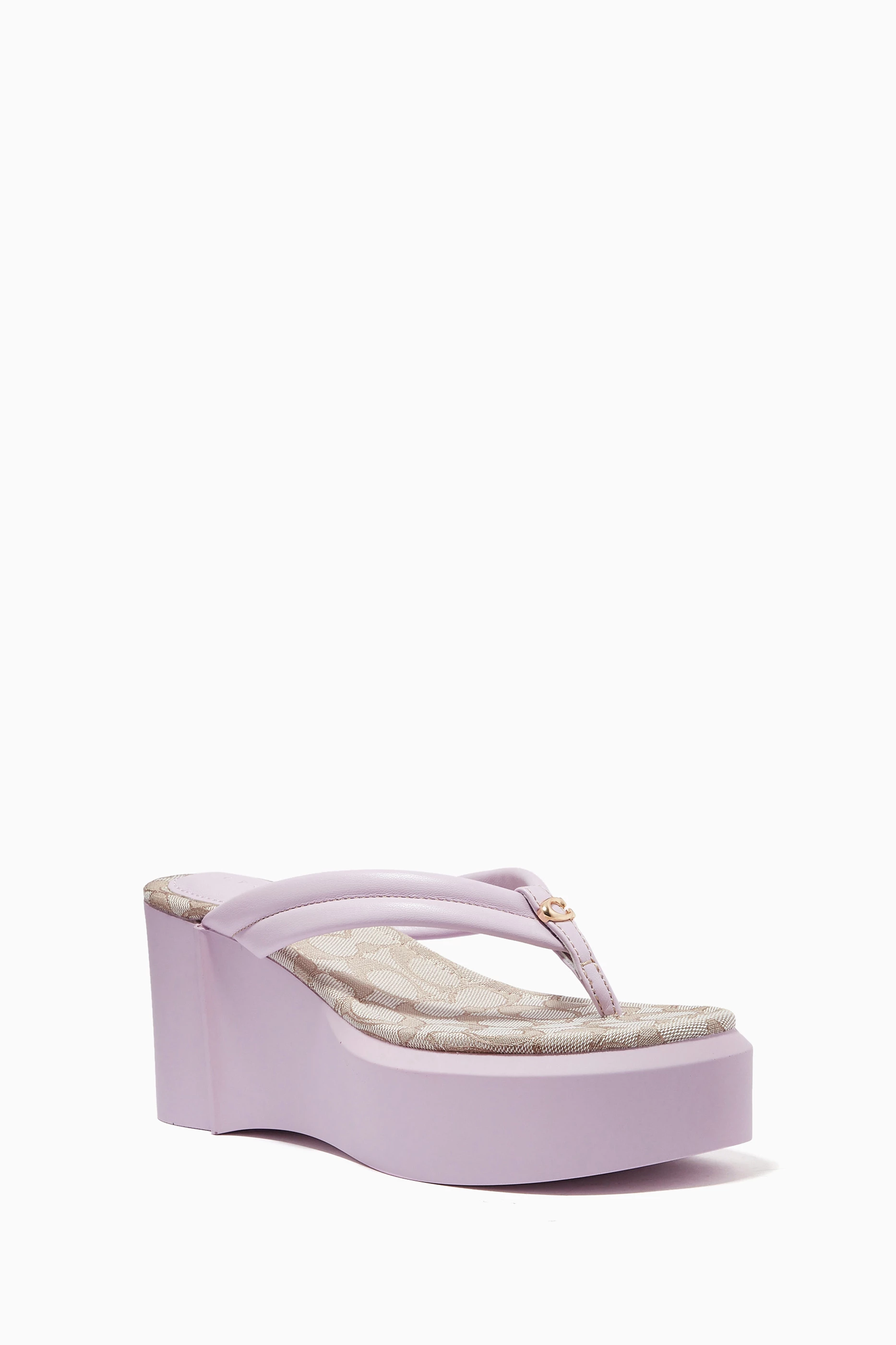 Coach platform flip flops clearance