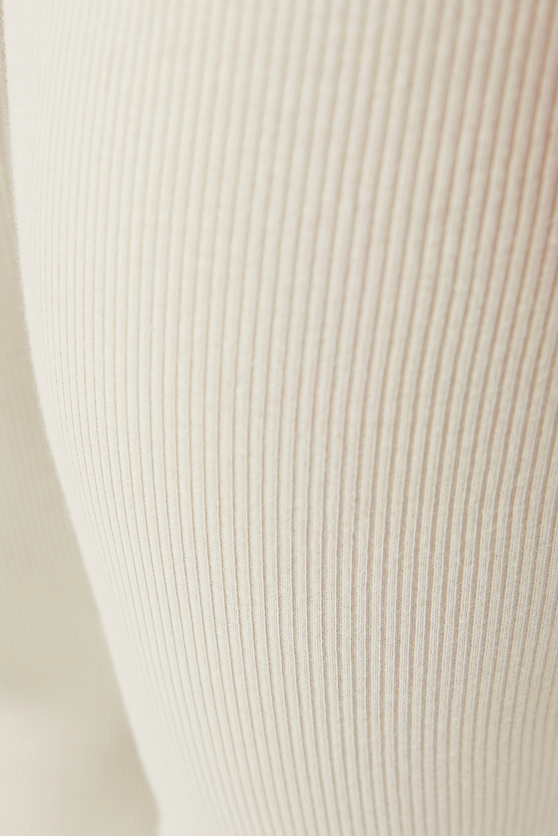 Buy SKIMS Grey Cotton Rib Thermal Leggings for Women in Saudi