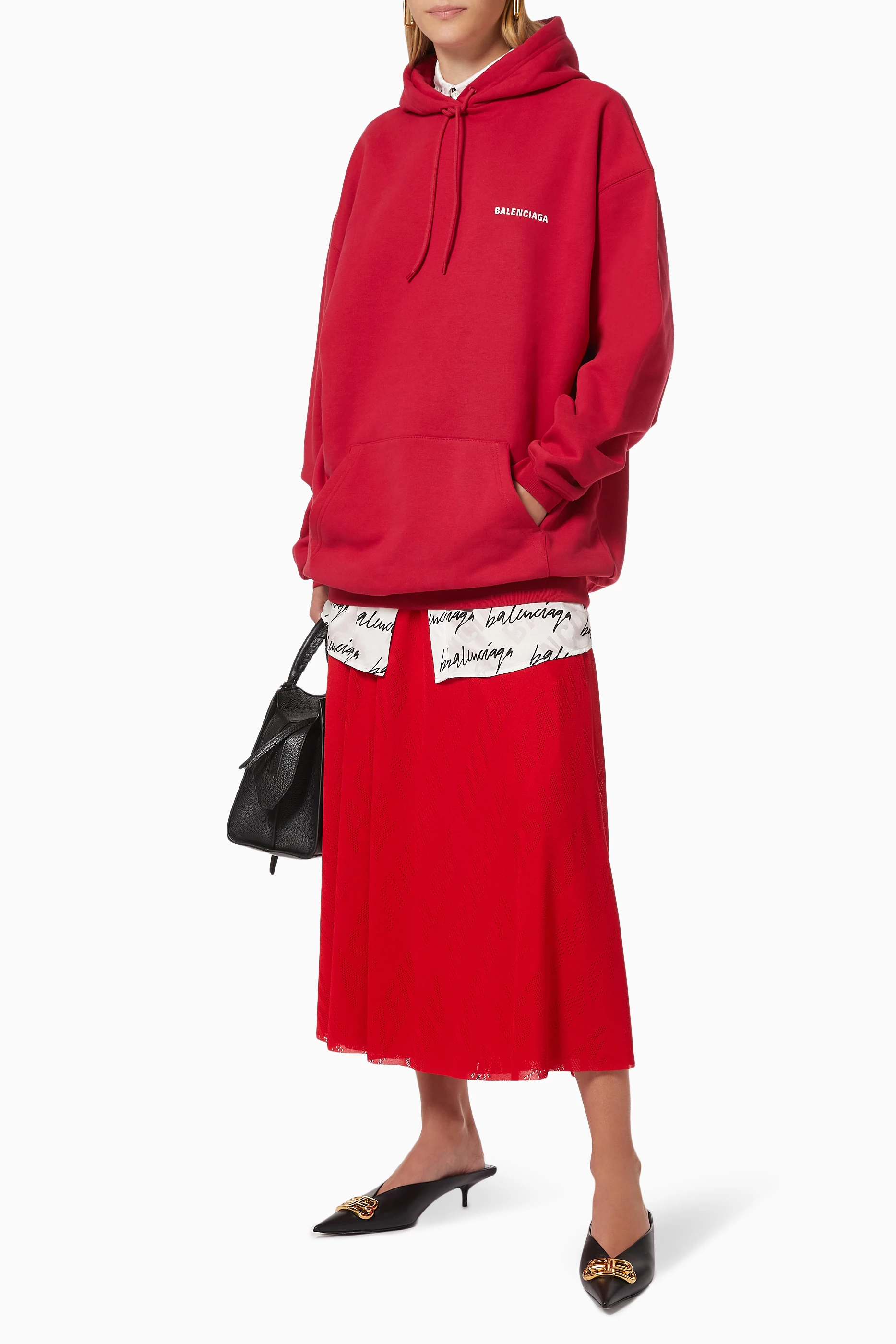 Primary Red Organic Cotton Hooded Sweatshirt — Original Favorites