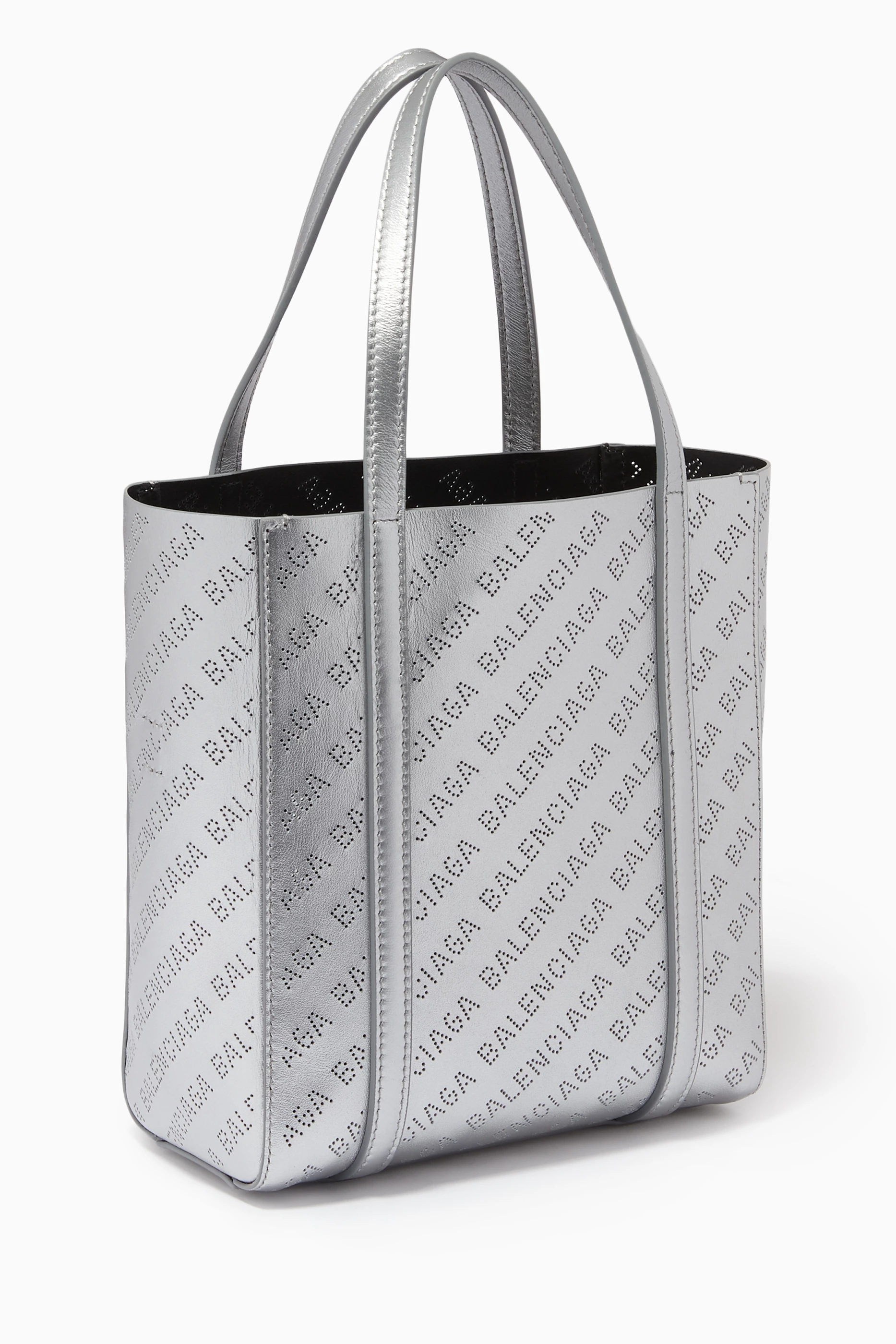 Balenciaga tote sale bag silver