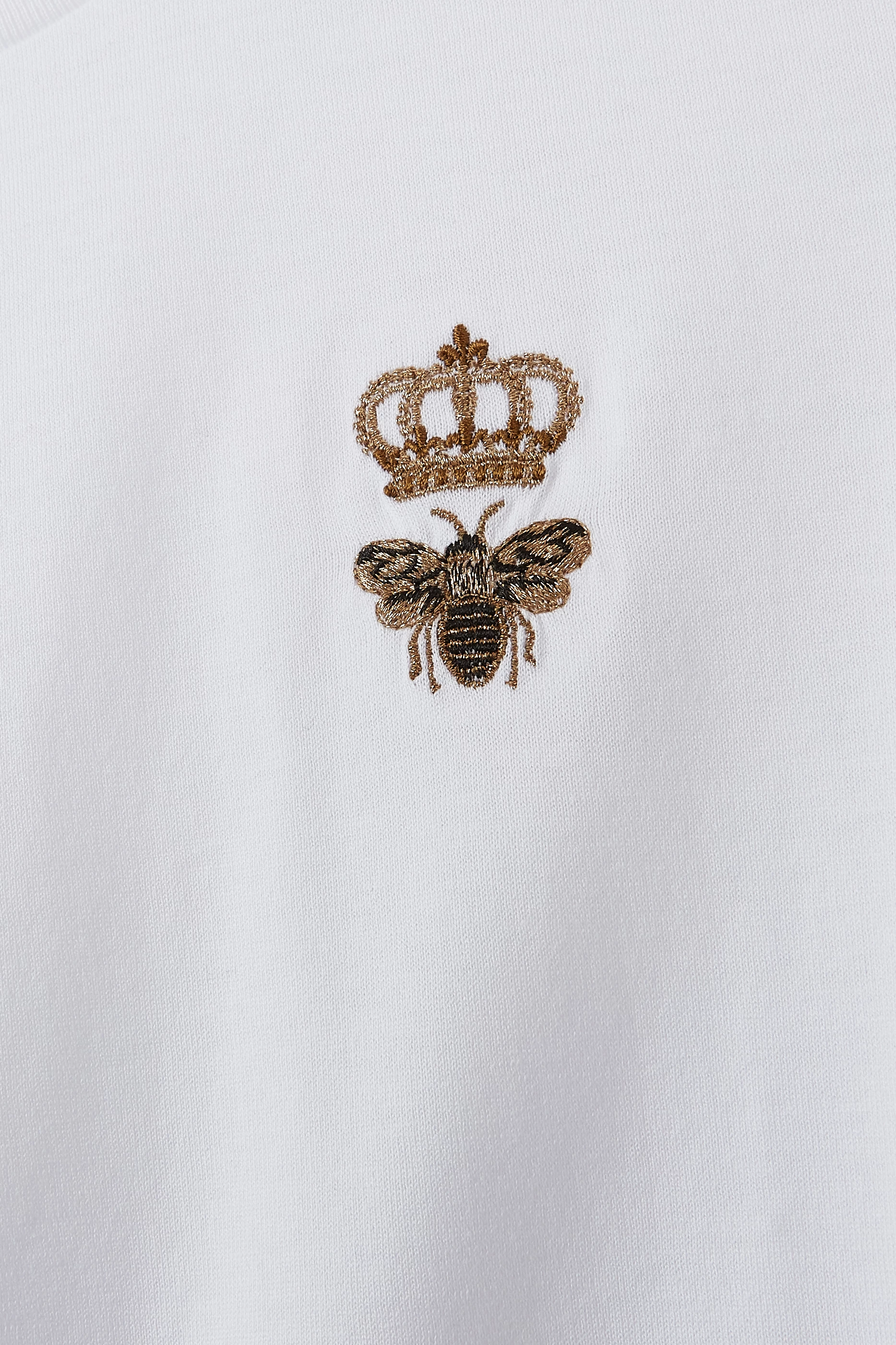 Buy Dolce Gabbana White Crown Bee Logo T Shirt for Boys in Saudi