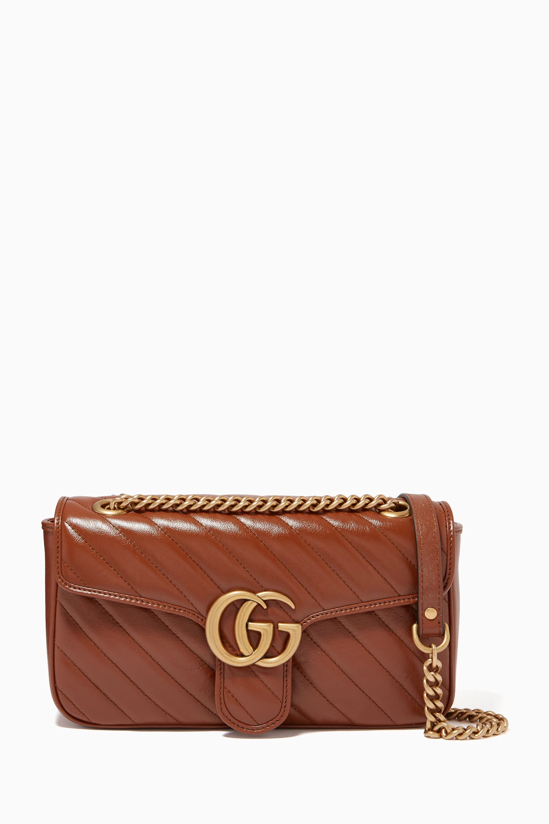 Gucci marmont brown bag store