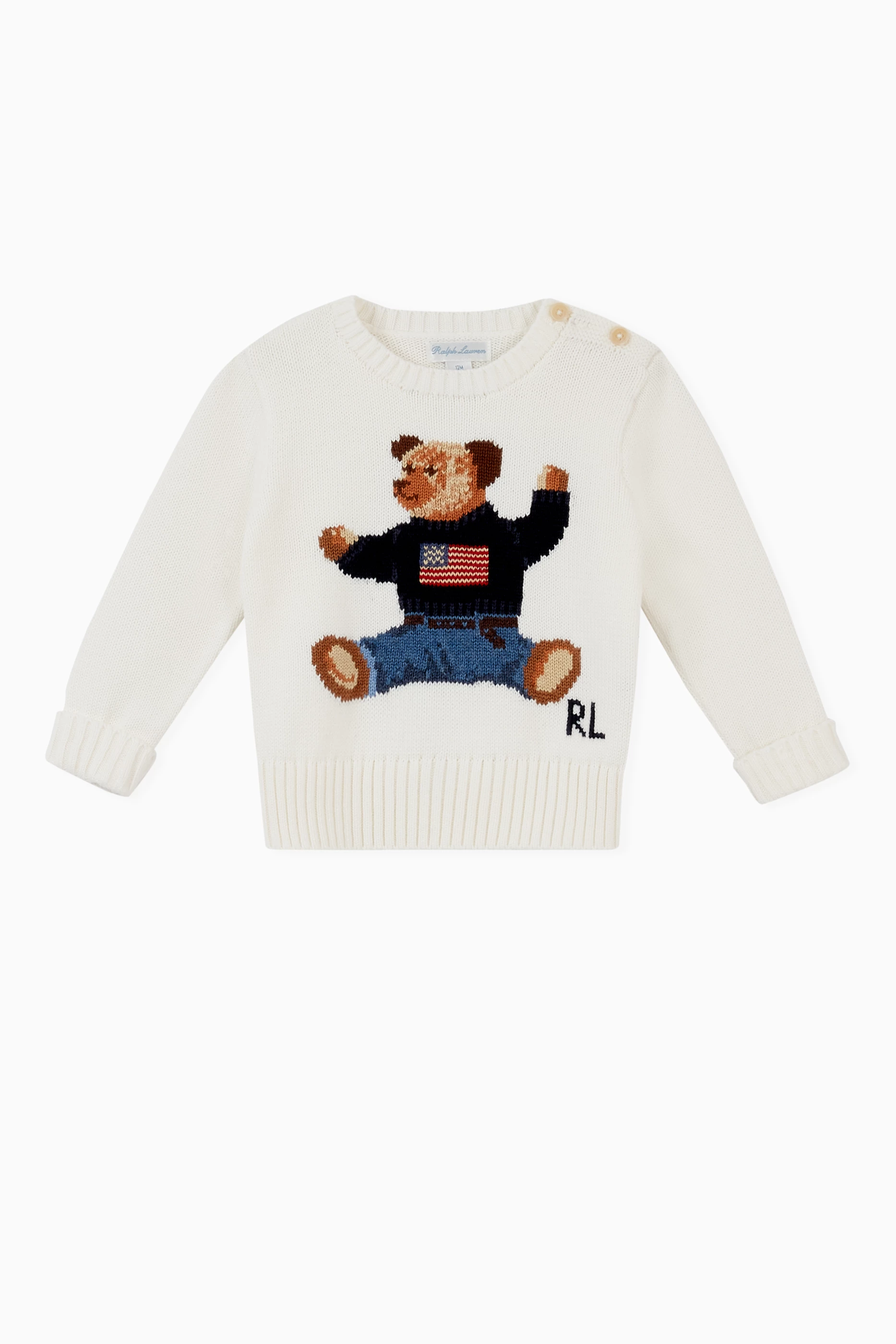Baby top bear jumper