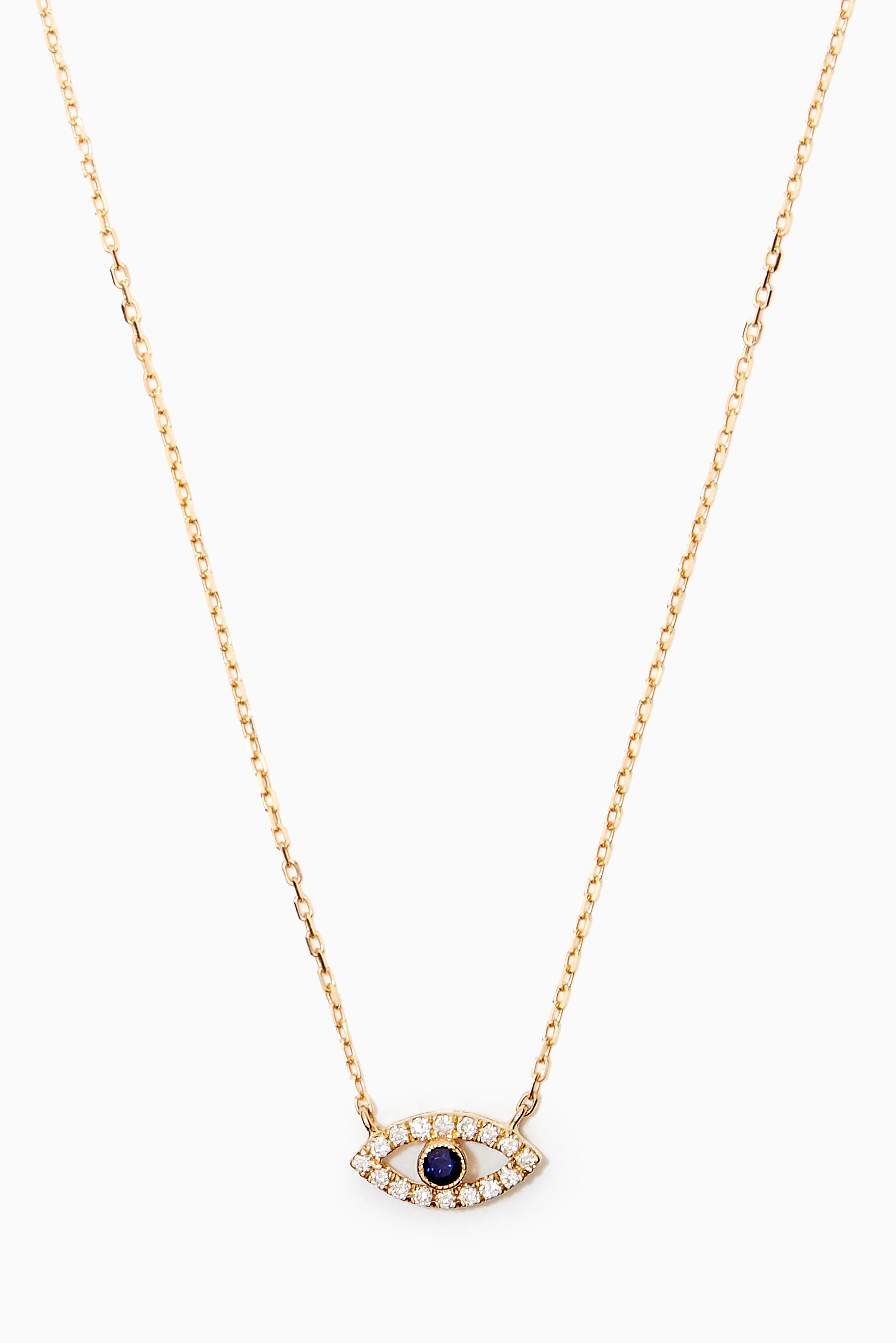 Gold evil eye chain deals