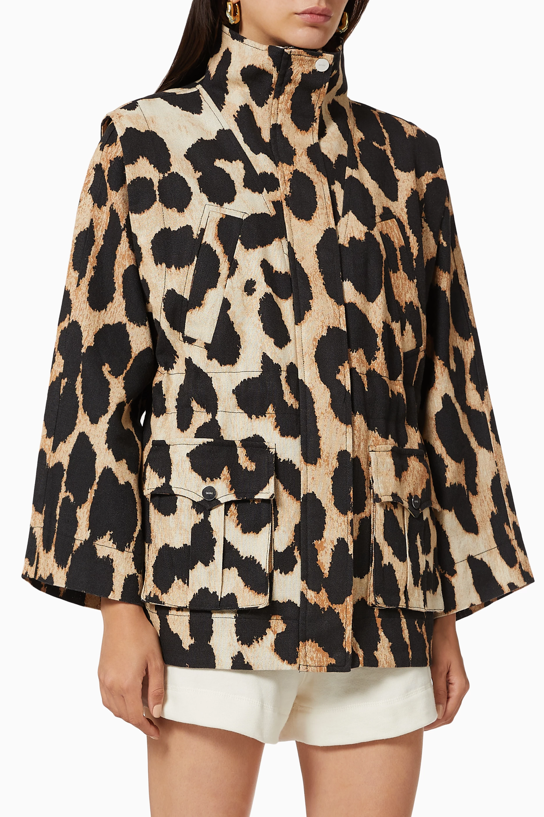 Ganni 2024 leopard jacket