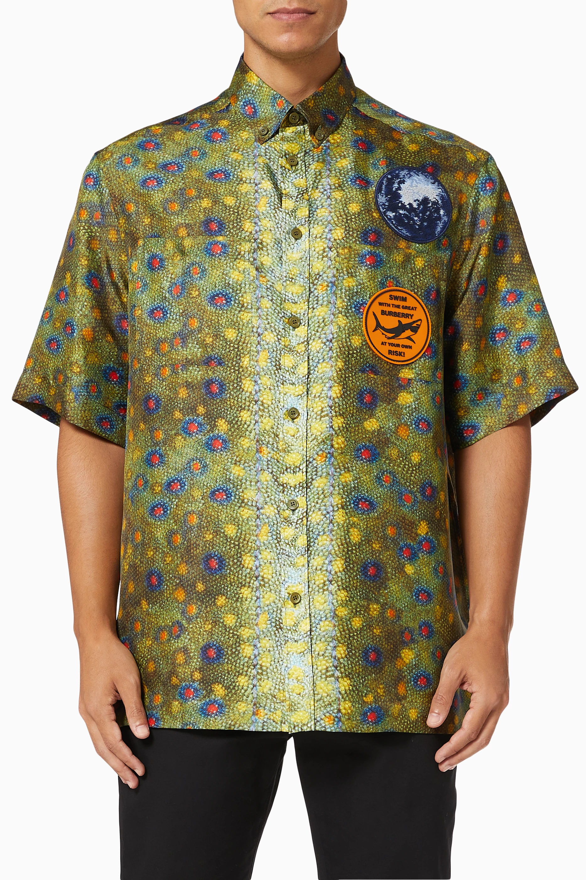 Burberry hawaiian shirt best sale