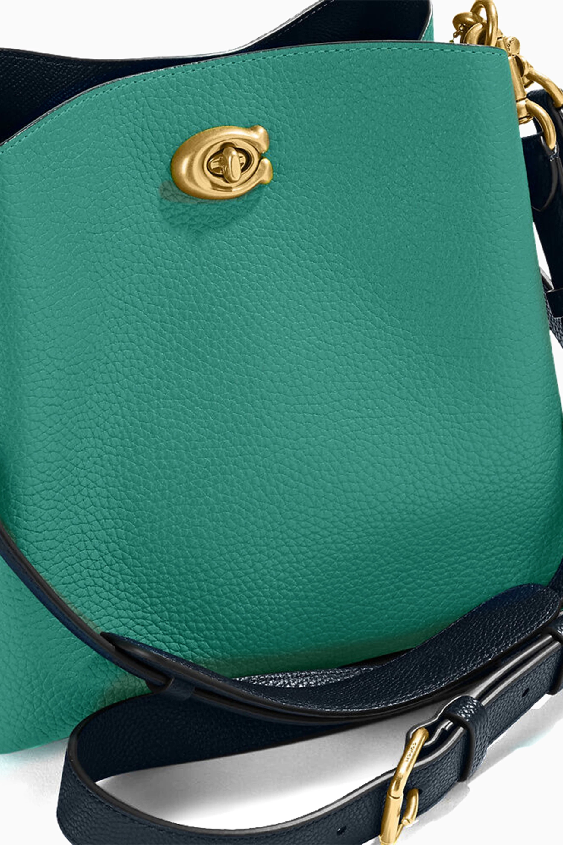 Coach charlie bucket bag dark turquoise 2025