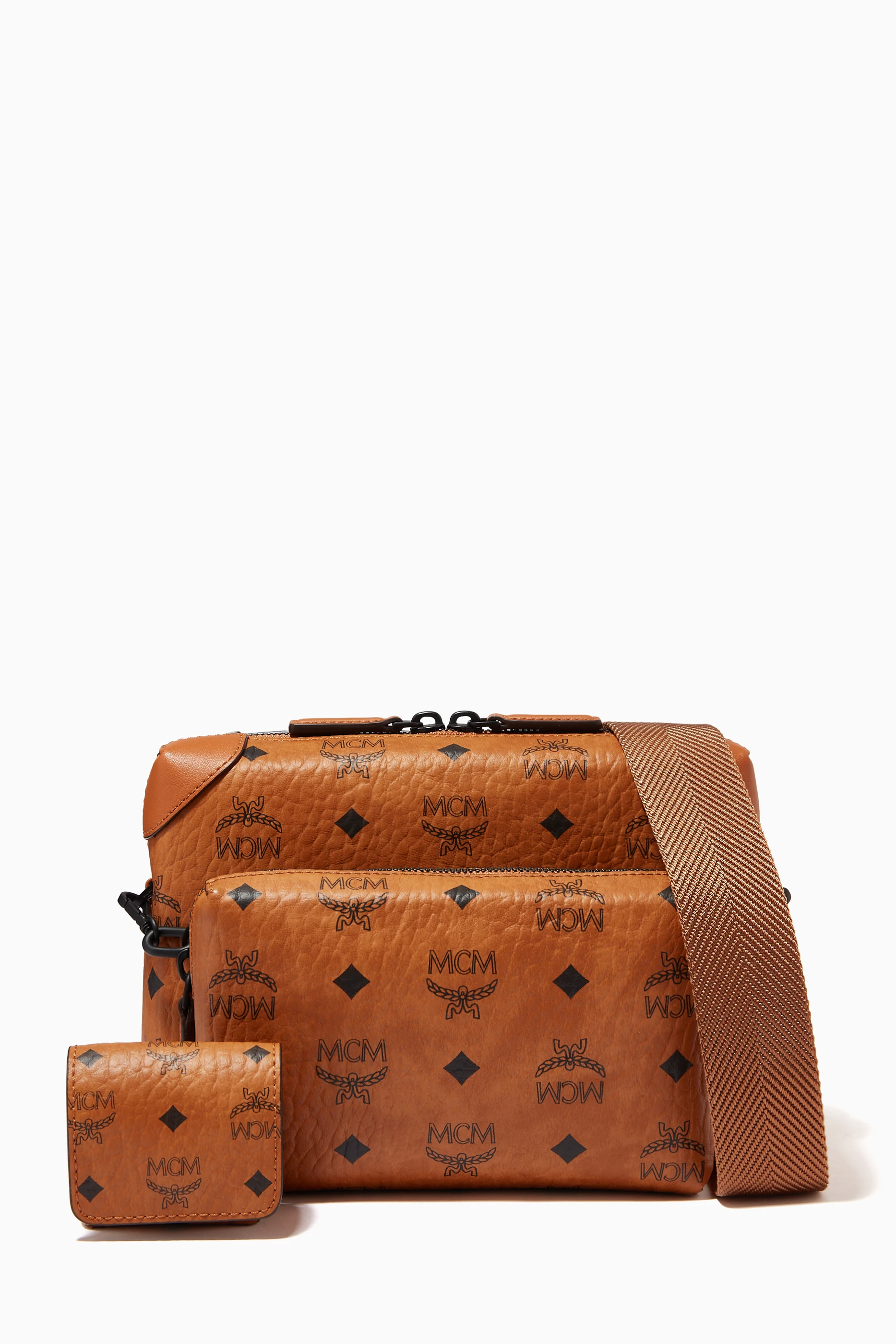 Mcm soft berlin leather crossbody bag 2025