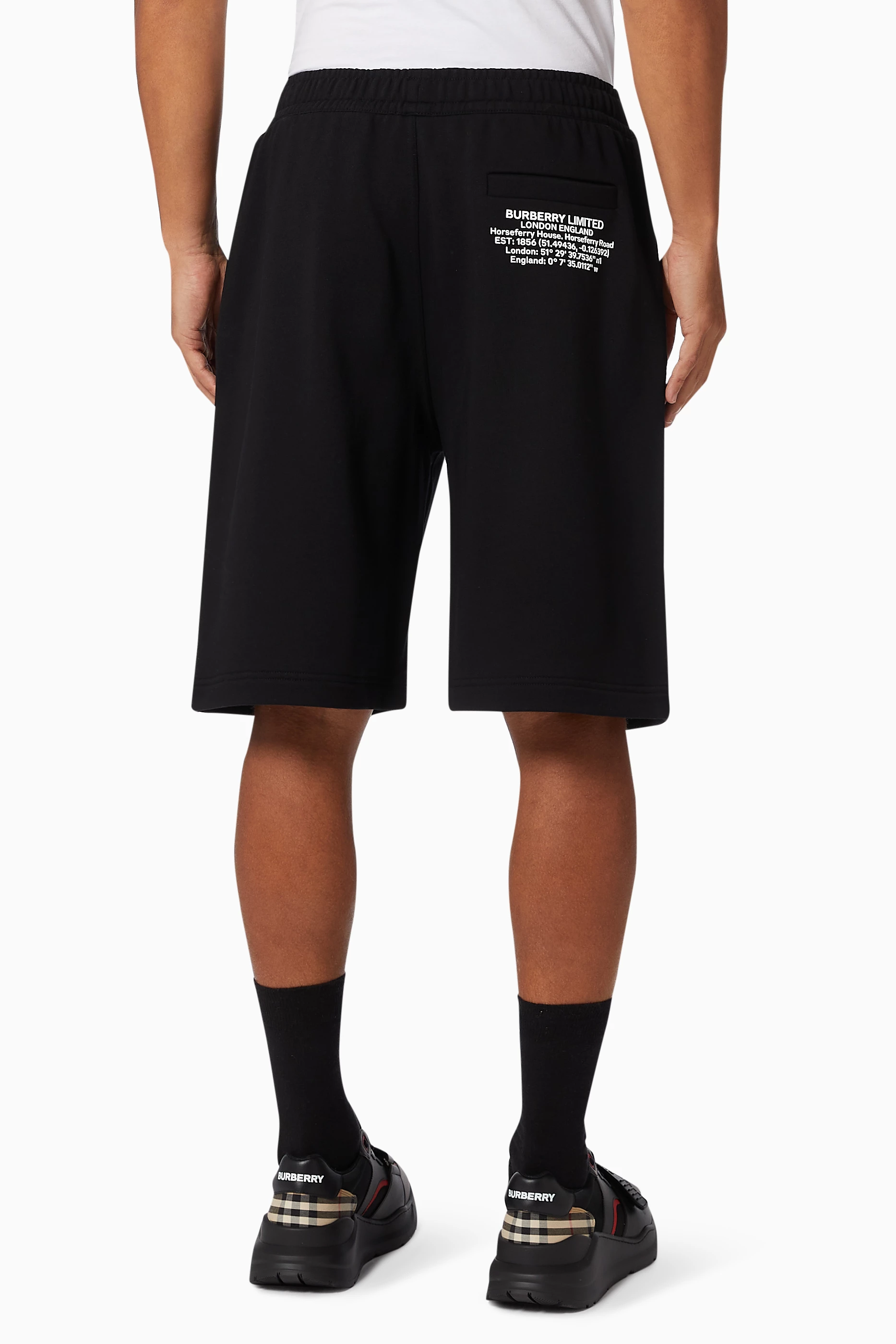 Burberry 2025 black shorts