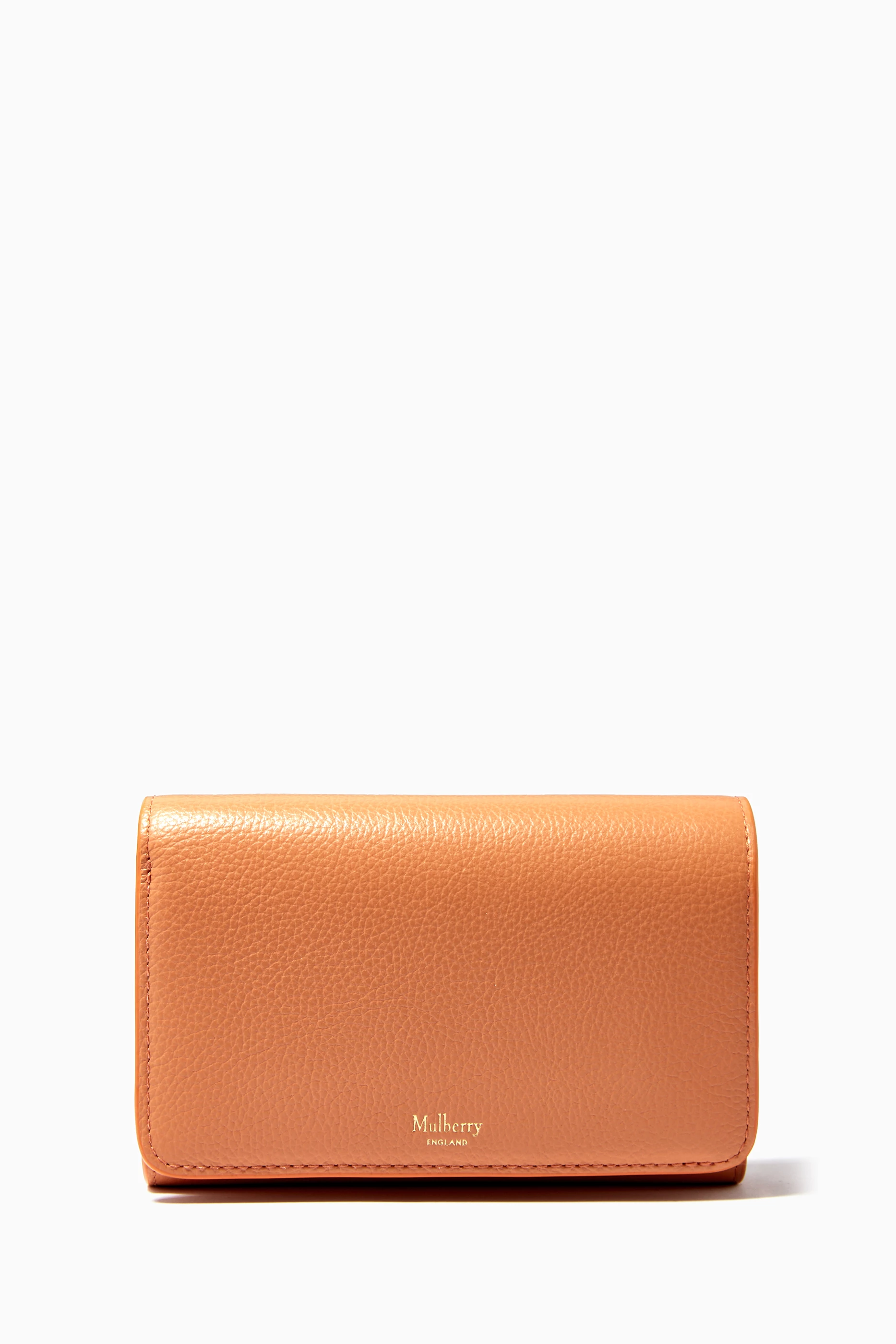 Buy Mulberry Orange Medium Continental French Purse in Small