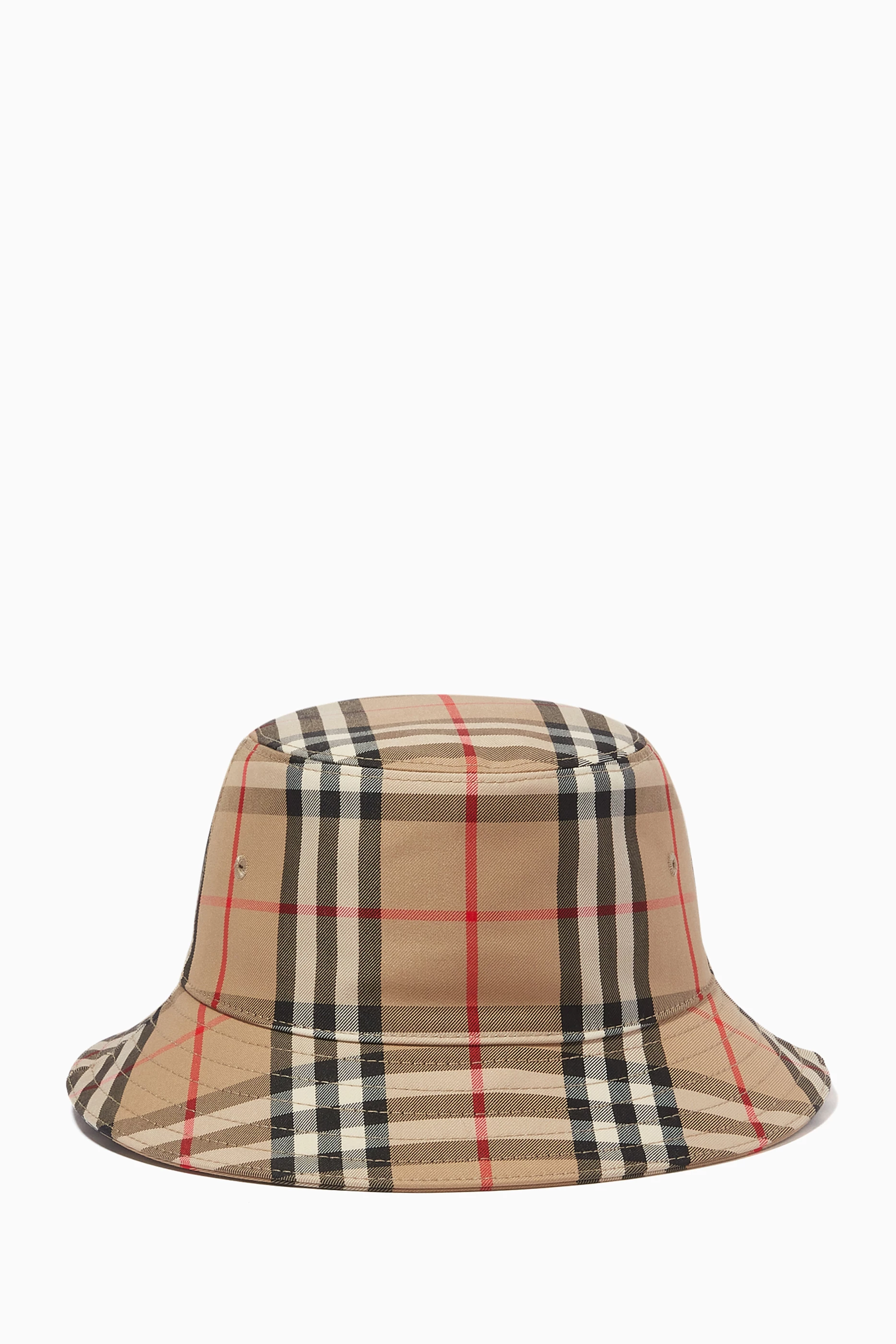Burberry pattern hot sale bucket hat