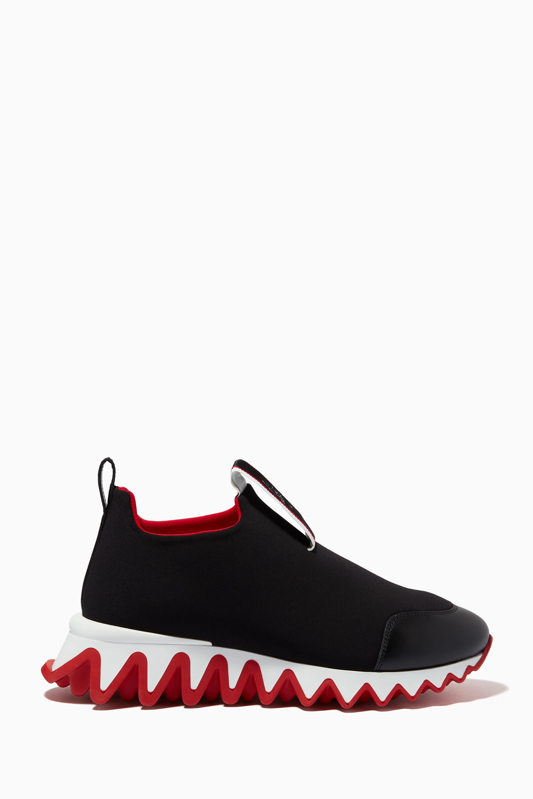 Black and red louboutin sneakers deals