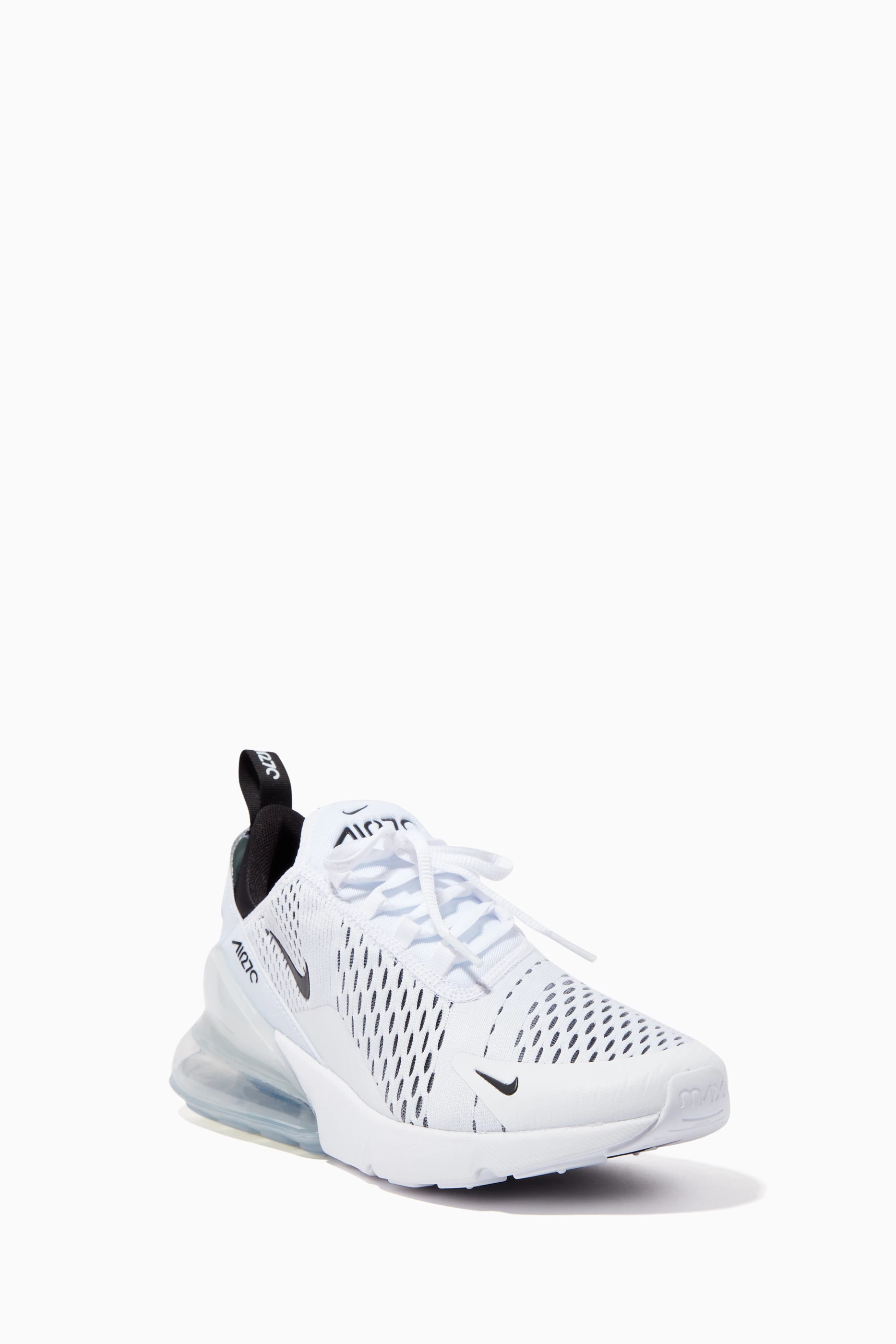 Buy Nike White Air Max 270 Sneakers in Textile for Women in Saudi