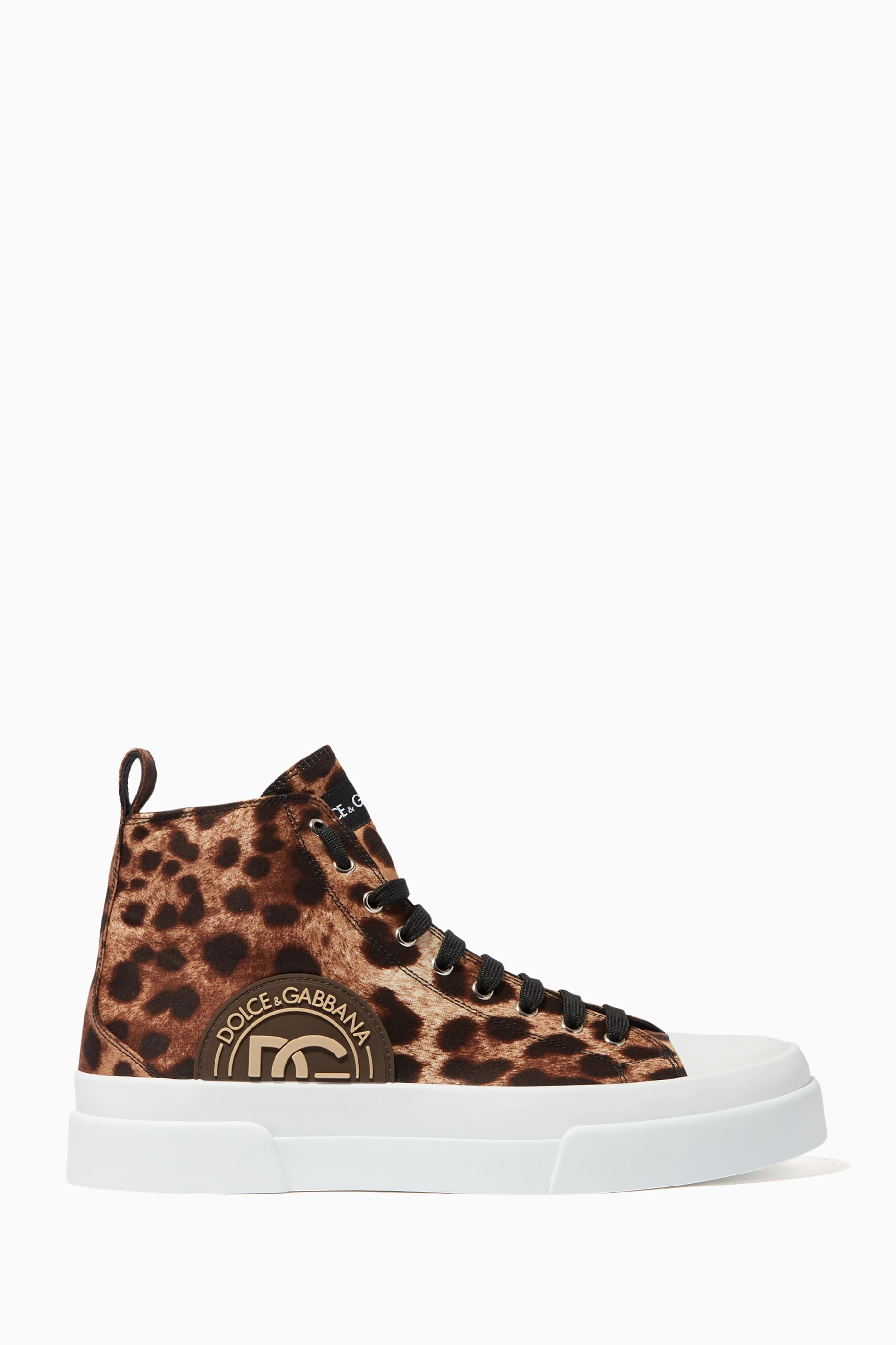 Dolce and gabbana outlet leopard print shoes