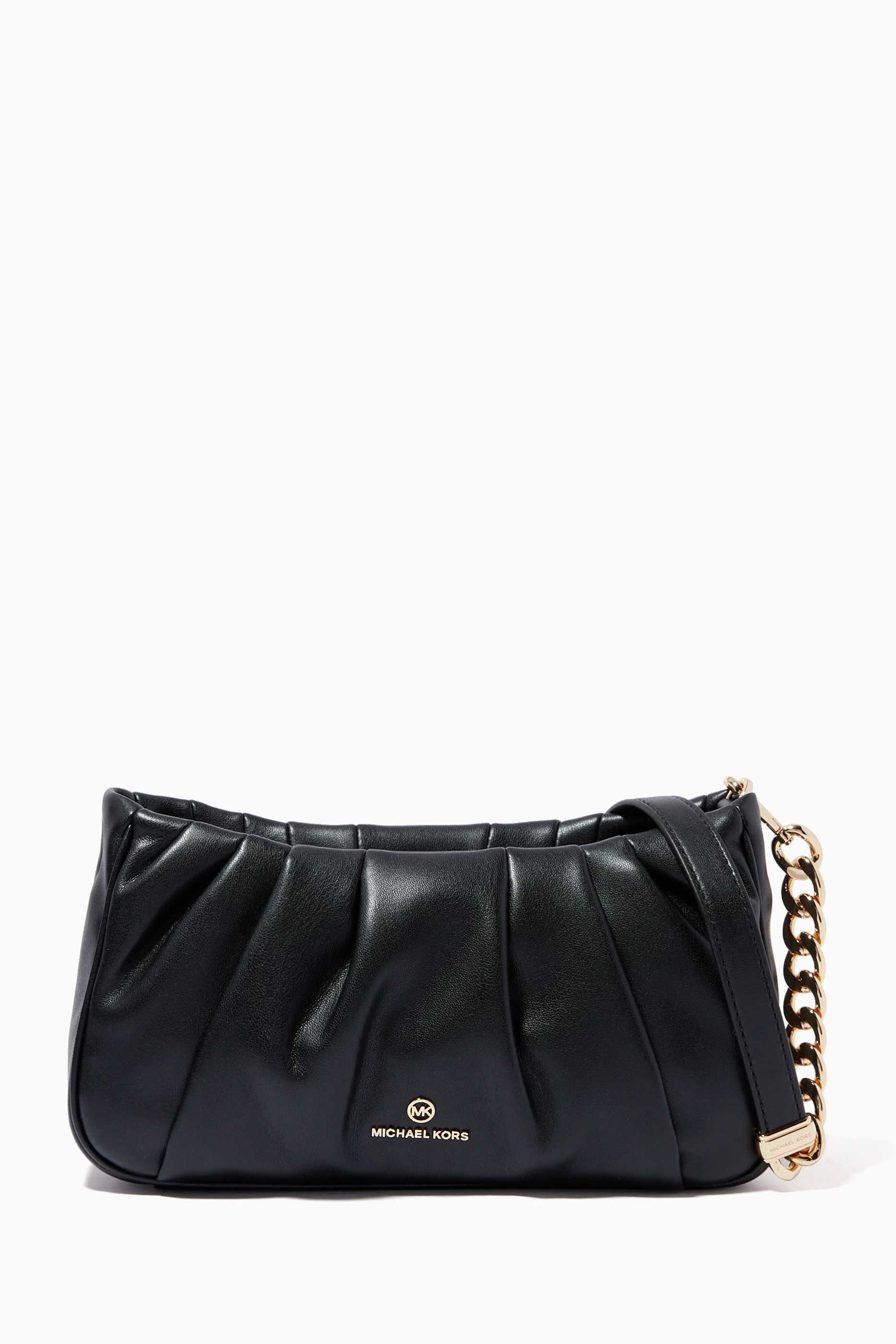 Michael michael kors soft leather convertible clutch cheap