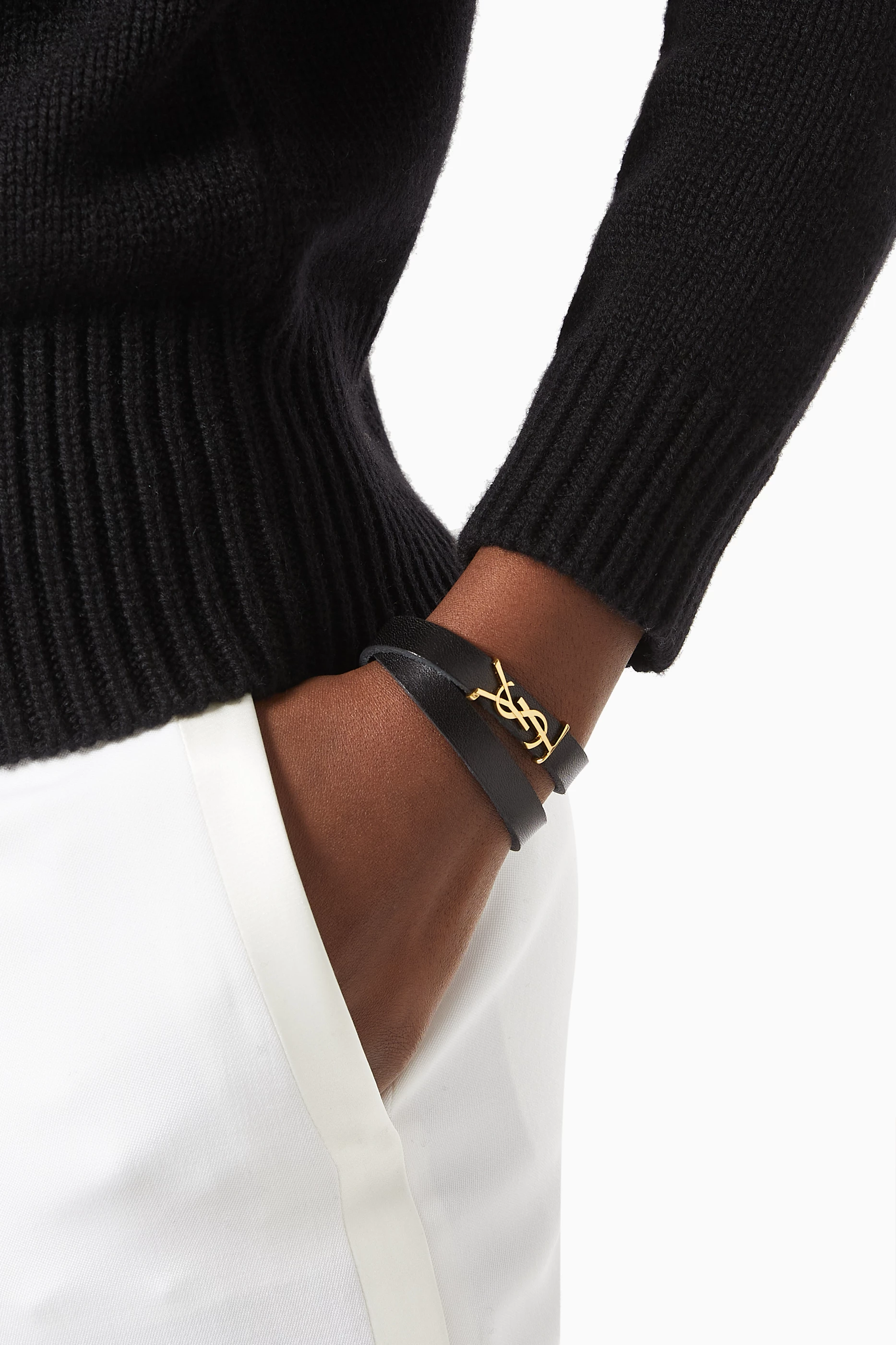 Opyum bracelet online in leather